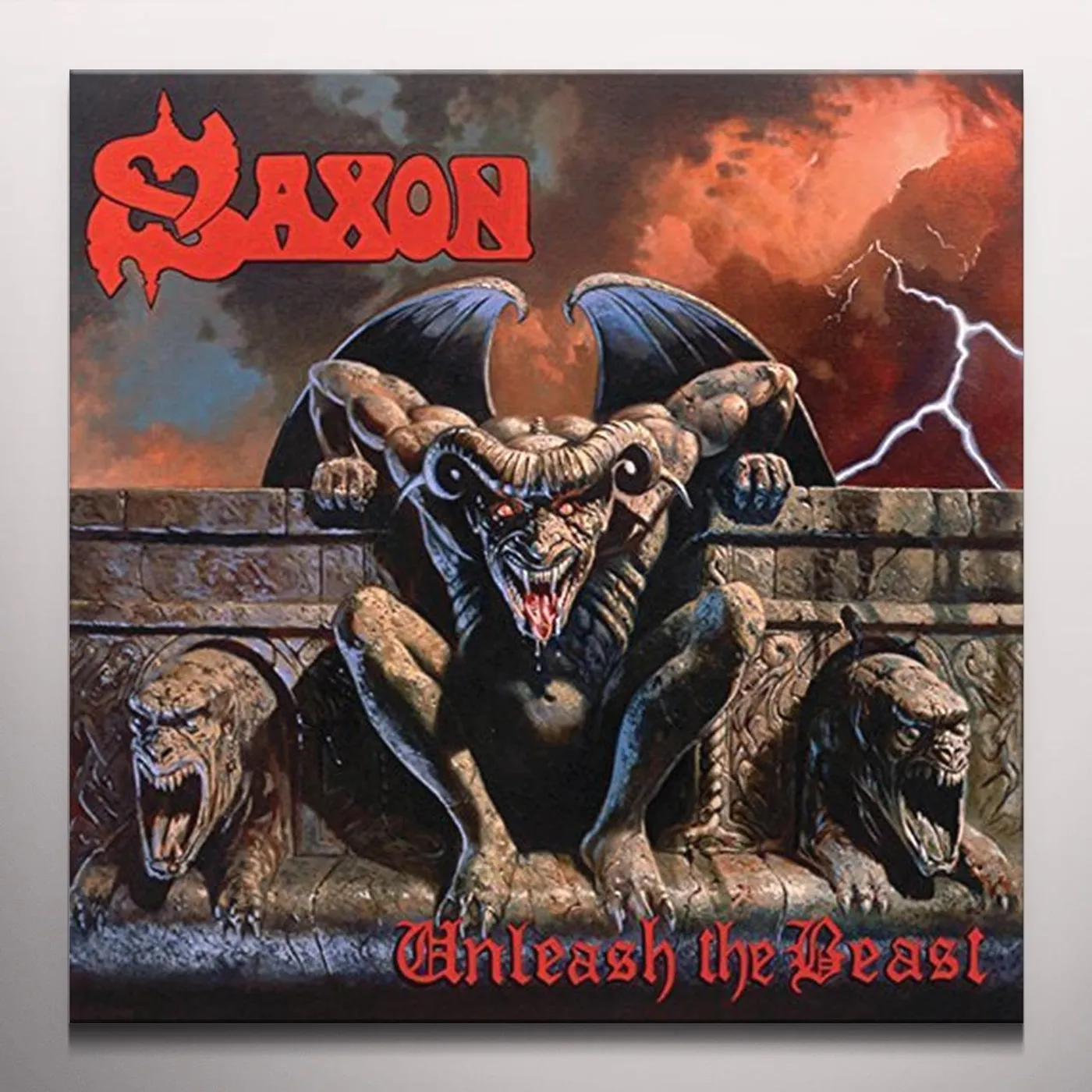 Saxon Unleash the Beast Vinyl Record