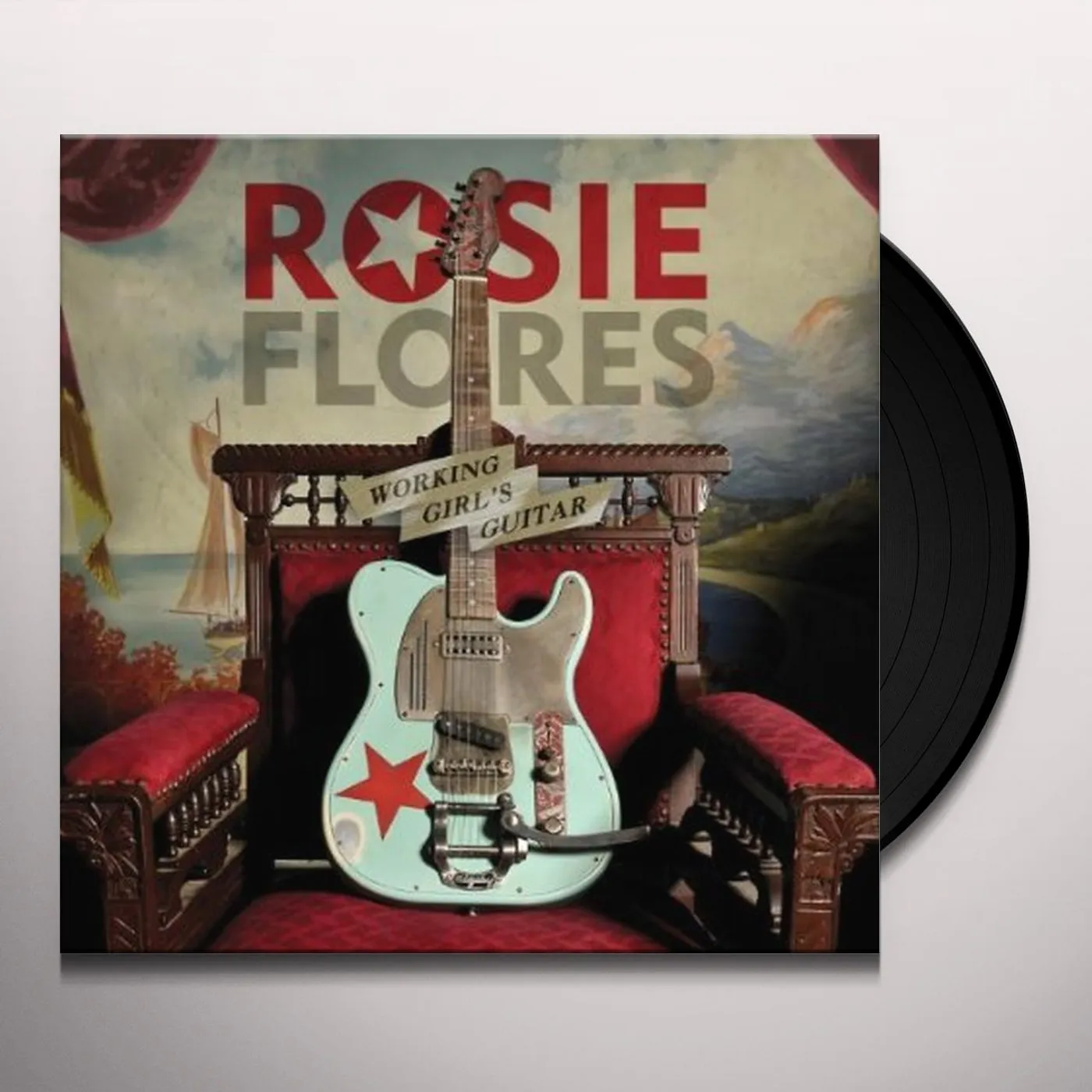 Rosie Flores Working Girl's Guitar Vinyl Record