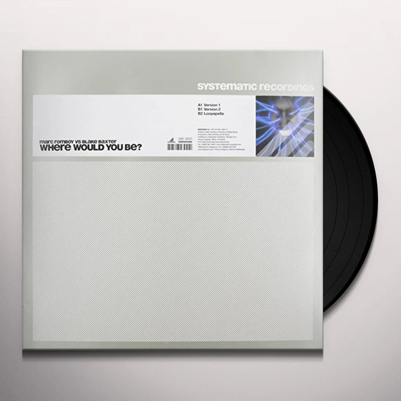 Marc Romboy vs. Blake Baxter WHERE WOULD YOU BE Vinyl Record