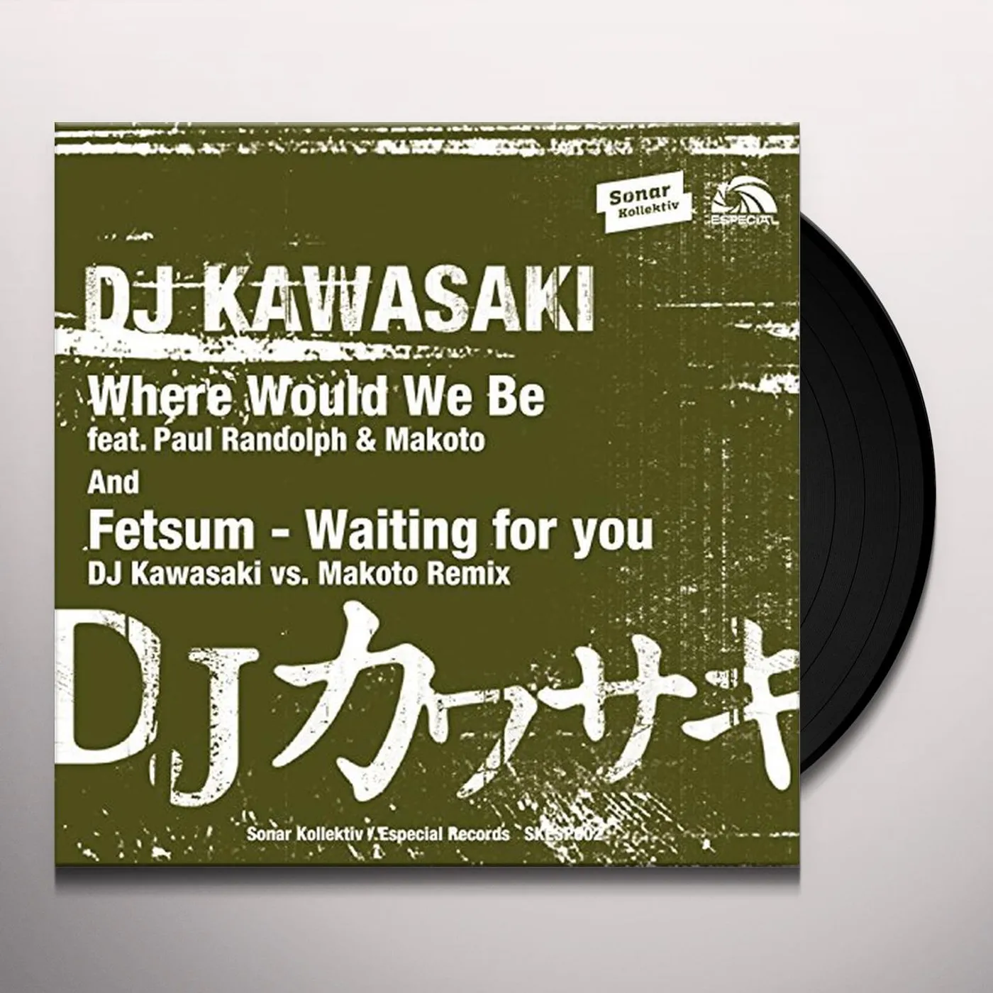 DJ KAWASAKI WHERE WOULD WE BE Vinyl Record
