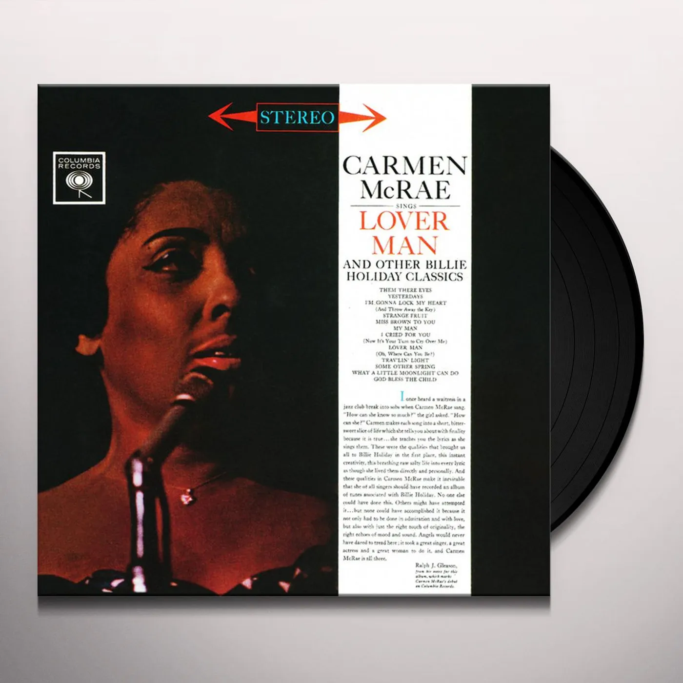 Carmen McRae Sings Lover Man And Other Billie Holiday Classics Vinyl Record