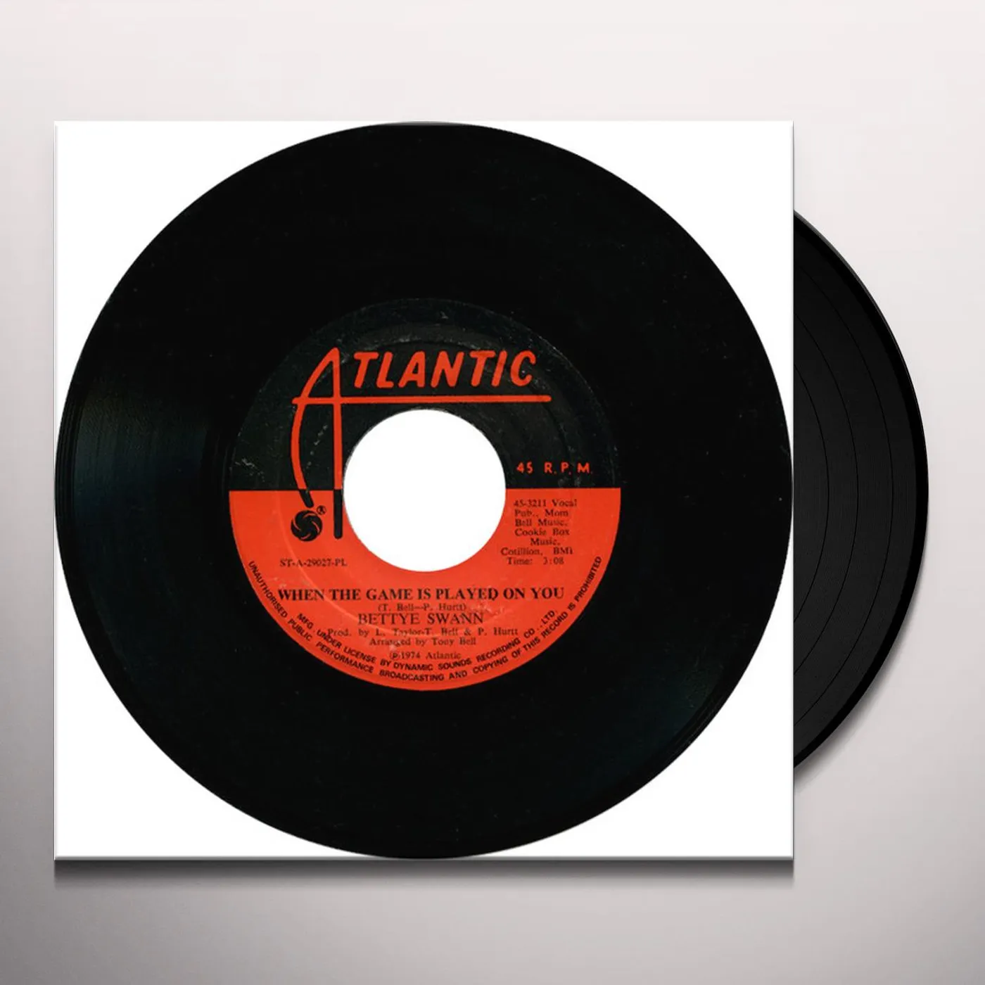 Bettye Swann WHEN THE GAME IS PLAYED ON YOU Vinyl Record