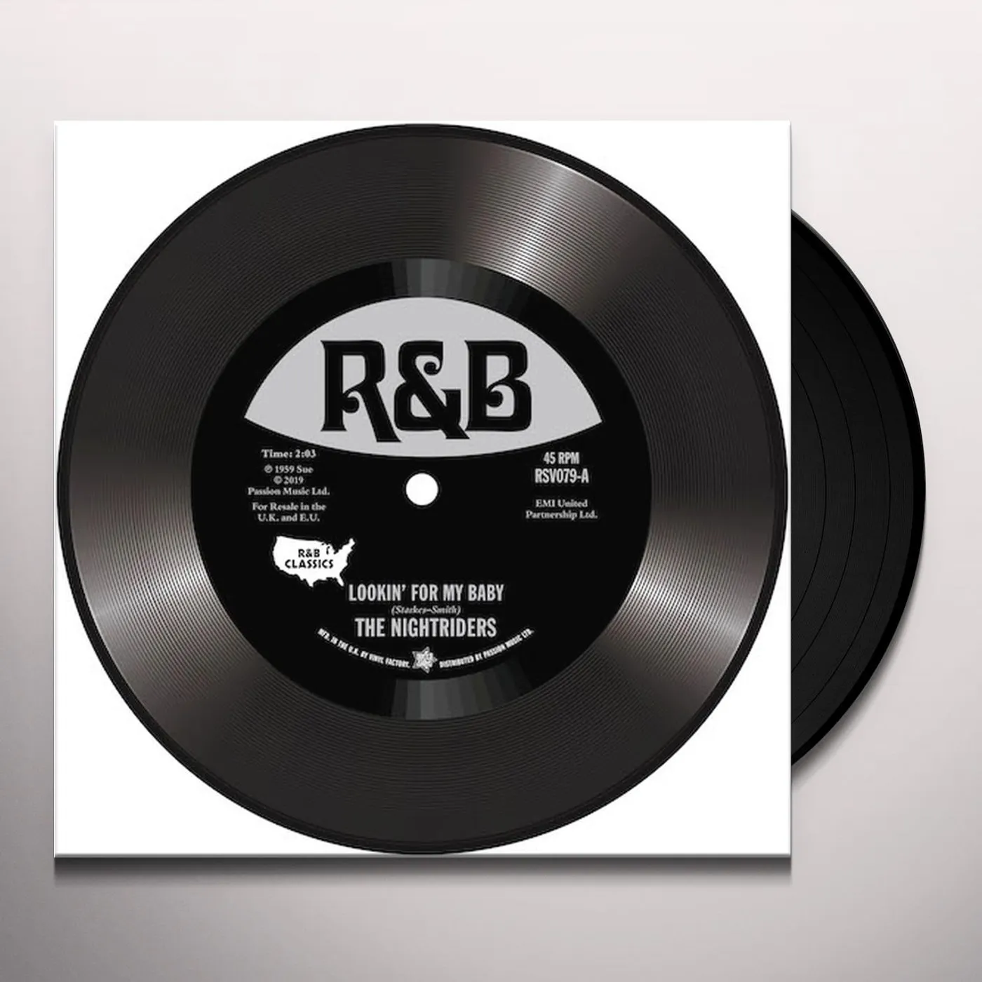 Nightriders LOOKIN' FOR MY BABY / HONKEY TONK WOMAN Vinyl Record