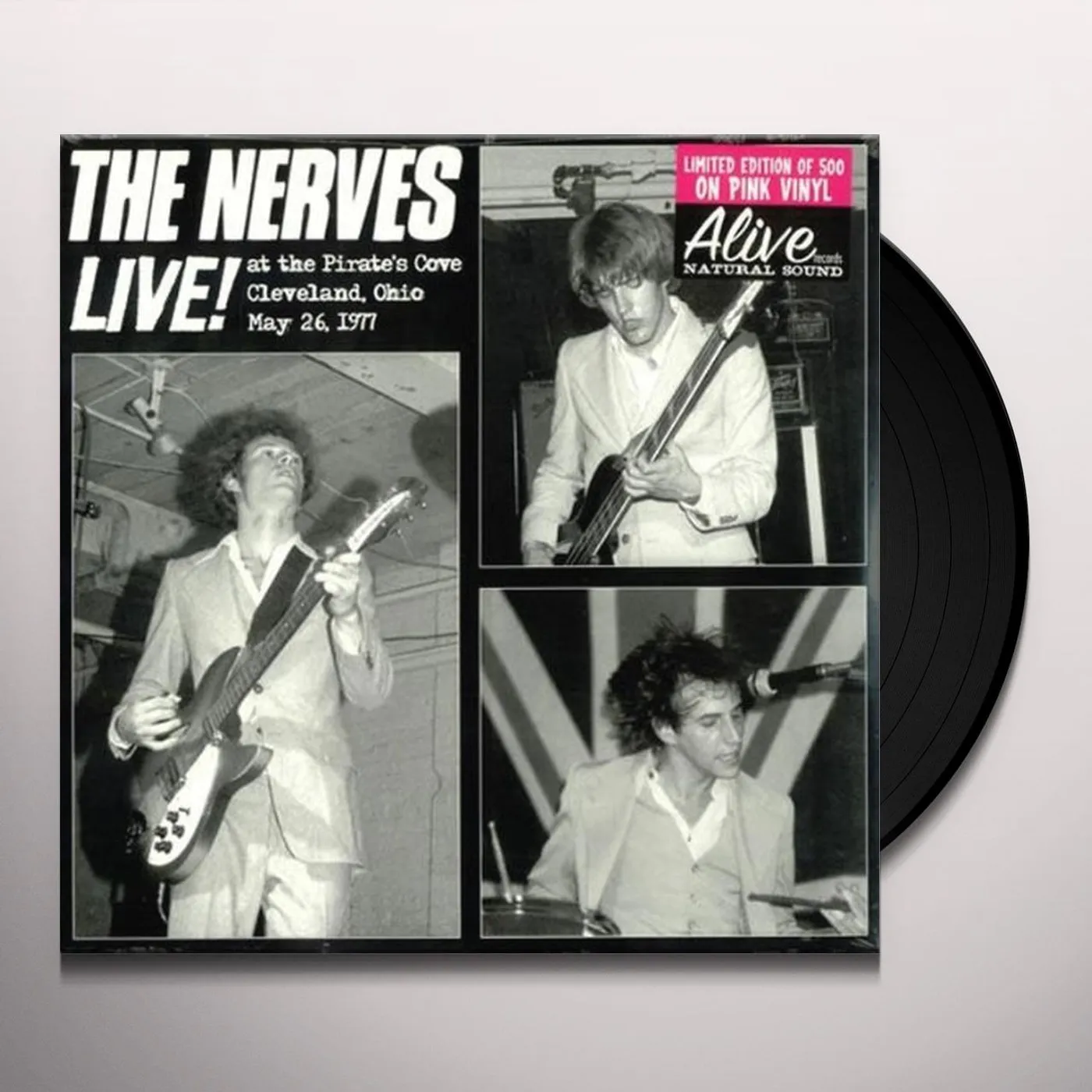 Nerves LIVE AT THE PIRATE'S COVE Vinyl Record