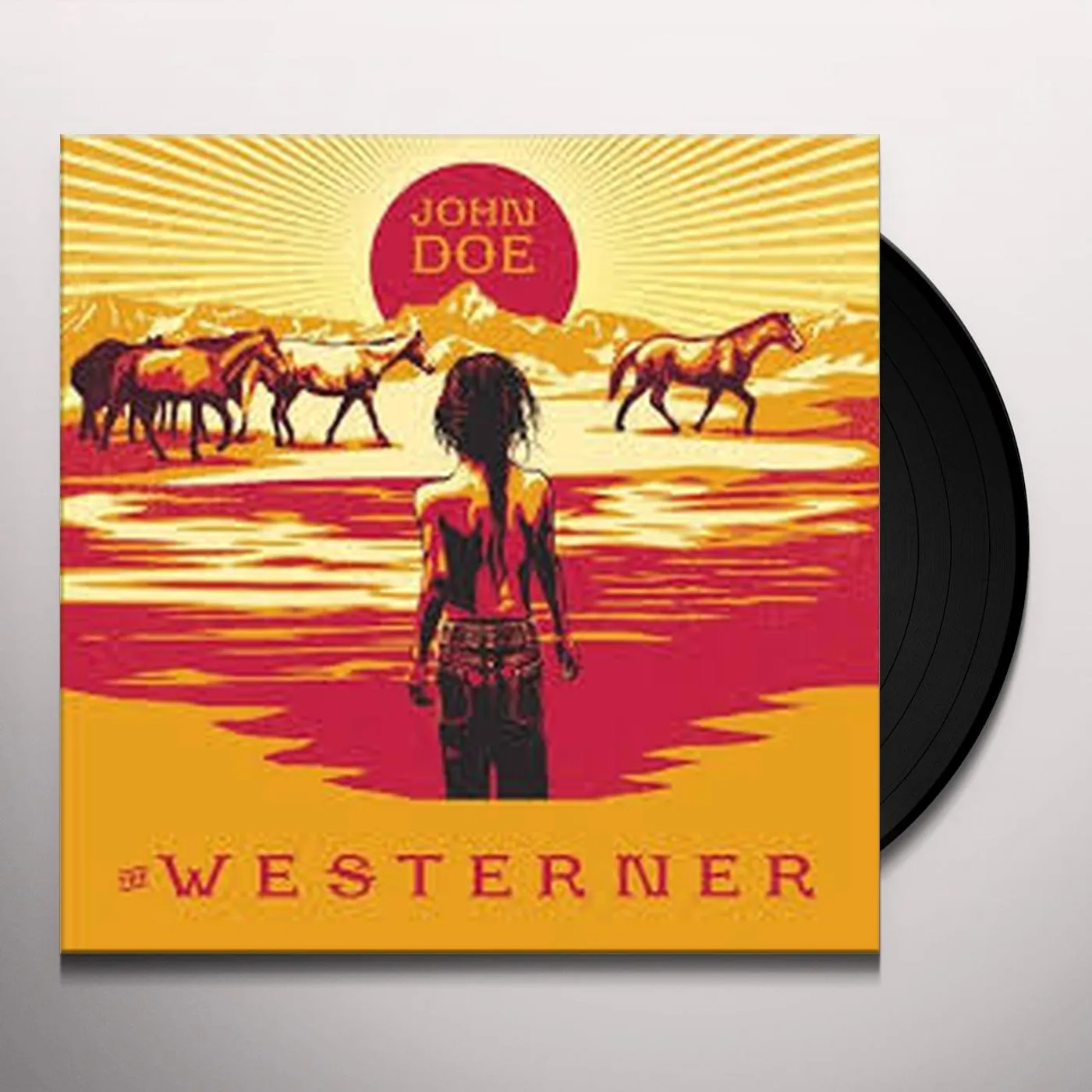 John Doe WESTERNER Vinyl Record