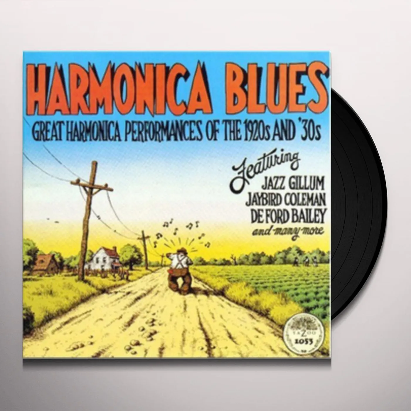 Various Artists  HARMONICA BLUES: GREAT HARMONICA PERFORMANCES OF THE 1920S & 30S Vinyl Record