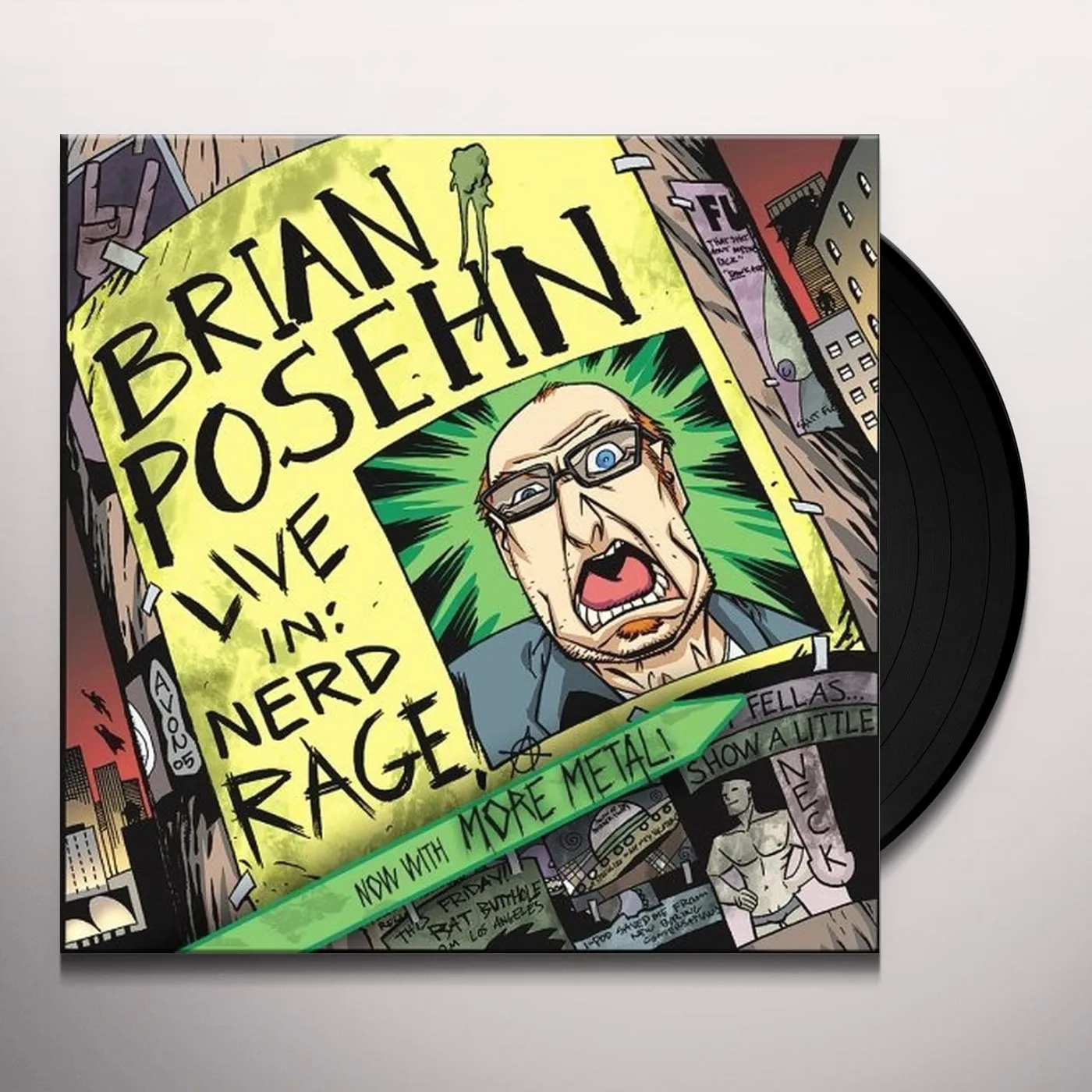 Brian Posehn Live In: Nerd Rage Vinyl Record