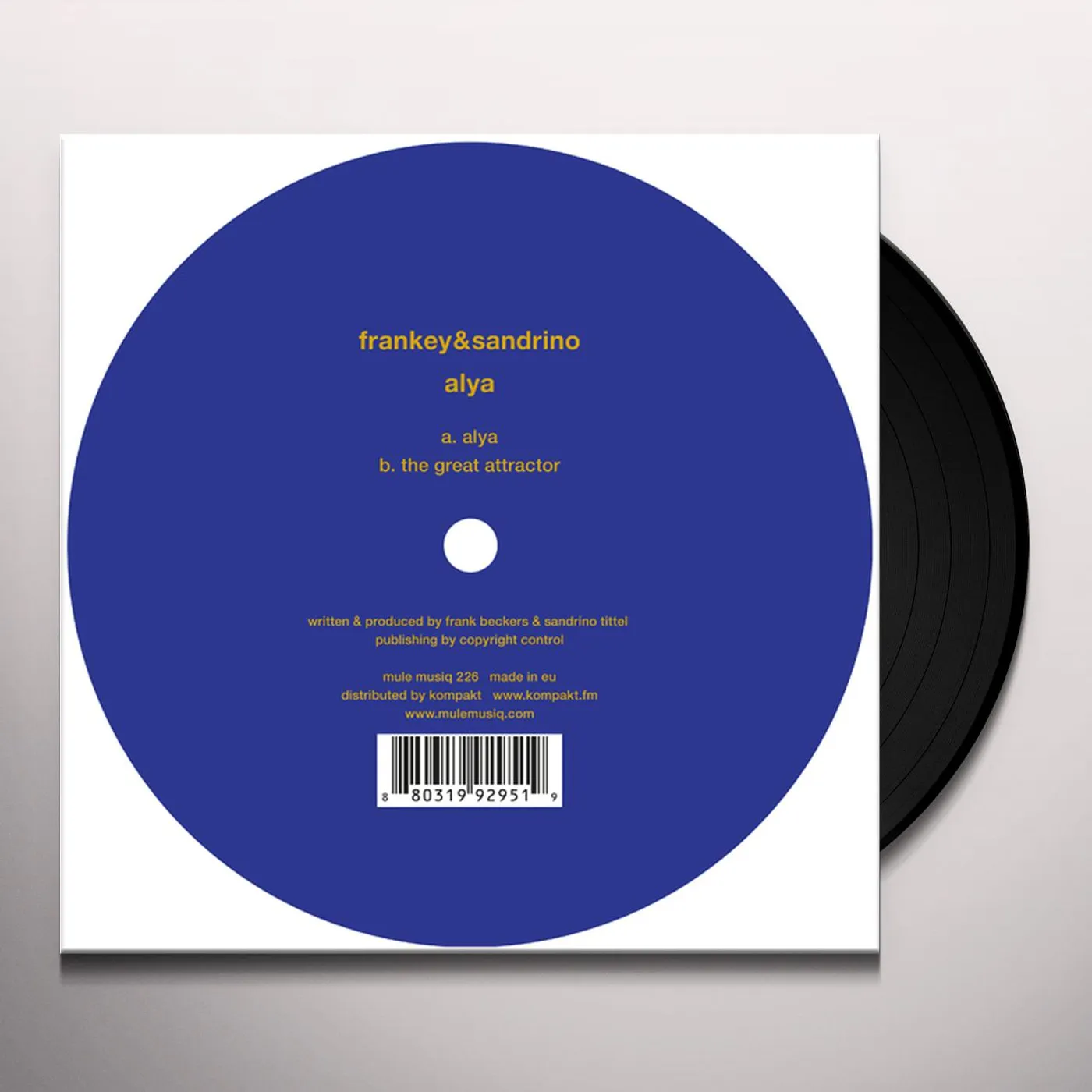 Frankey & Sandrino Alya Vinyl Record