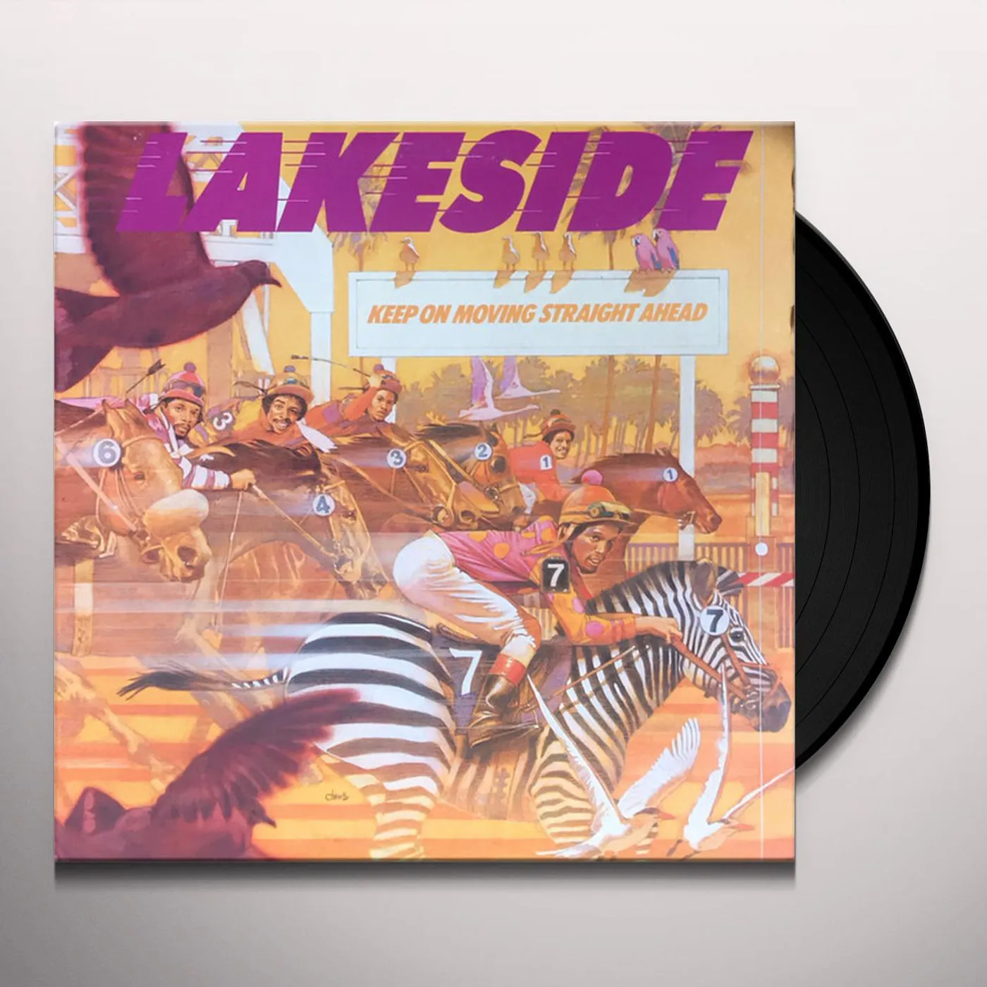 Lakeside KEEP ON MOVING STRAIGHT AHEAD Vinyl Record