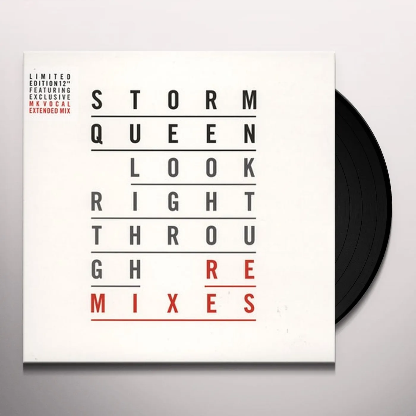 Storm Queen LOOK RIGHT THROUGH (REMIXES) Vinyl Record - UK Release