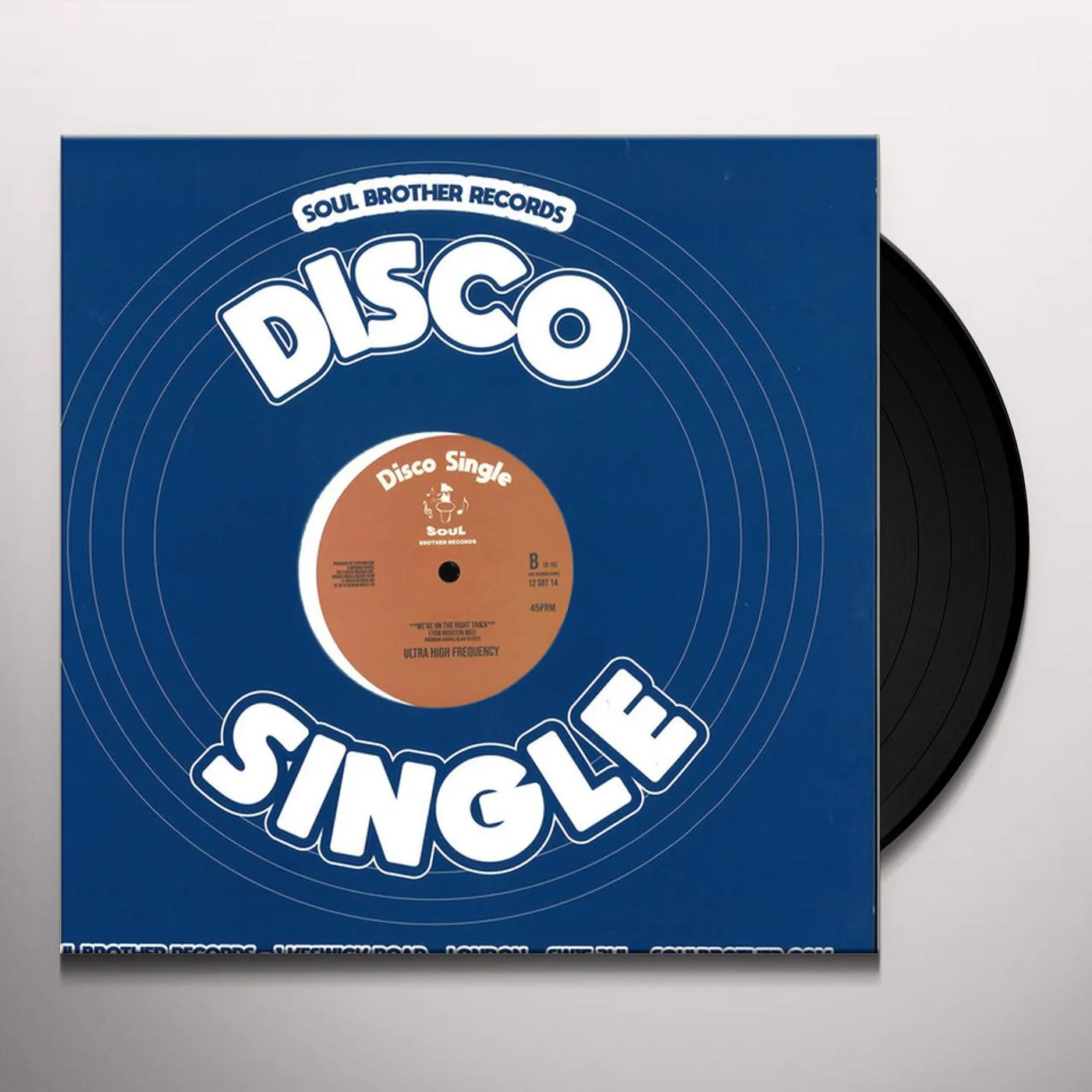South Shore Commission / Ultra High Frequency FREE MAN / WE'RE ON THE RIGHT TRACK Vinyl Record