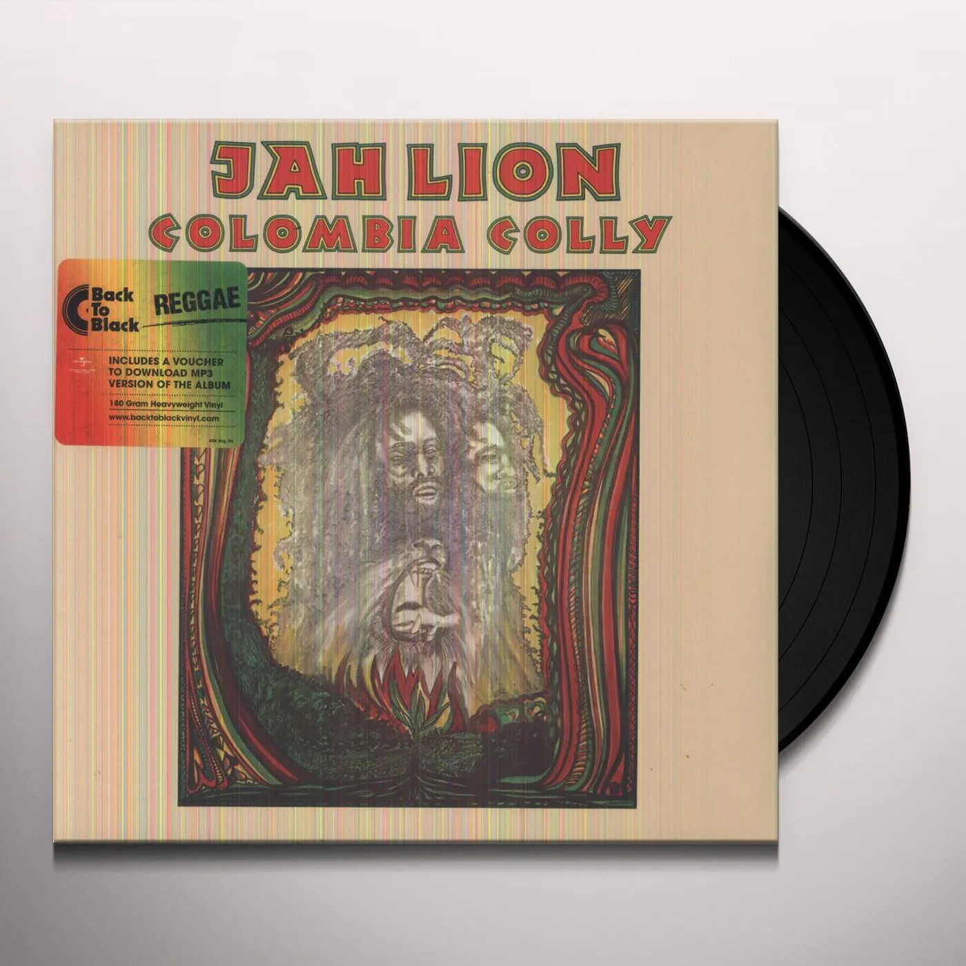 Jah Lion Colombia Colly Vinyl Record