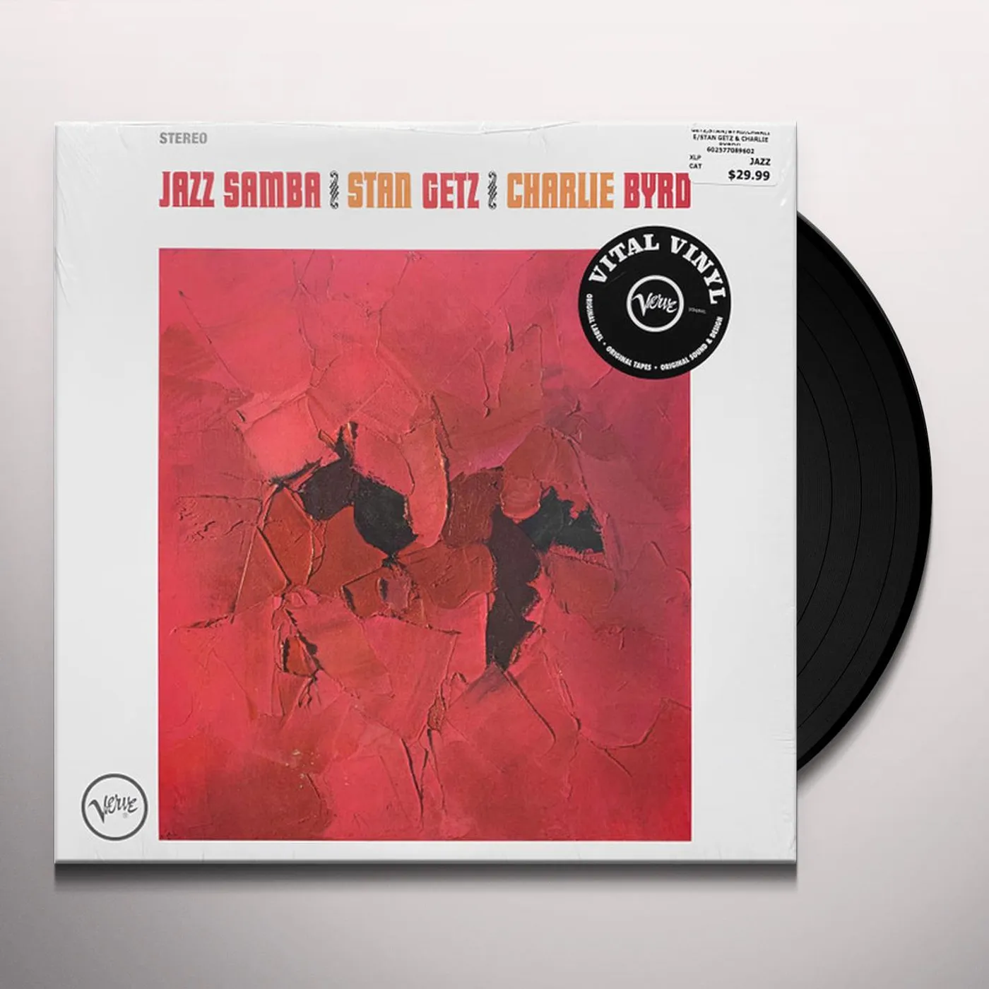 Stan Getz & Charlie Byrd Jazz Samba Vinyl Record