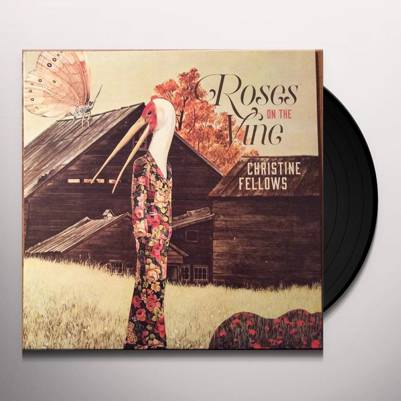 Christine Fellows ROSES ON THE VINE Vinyl Record
