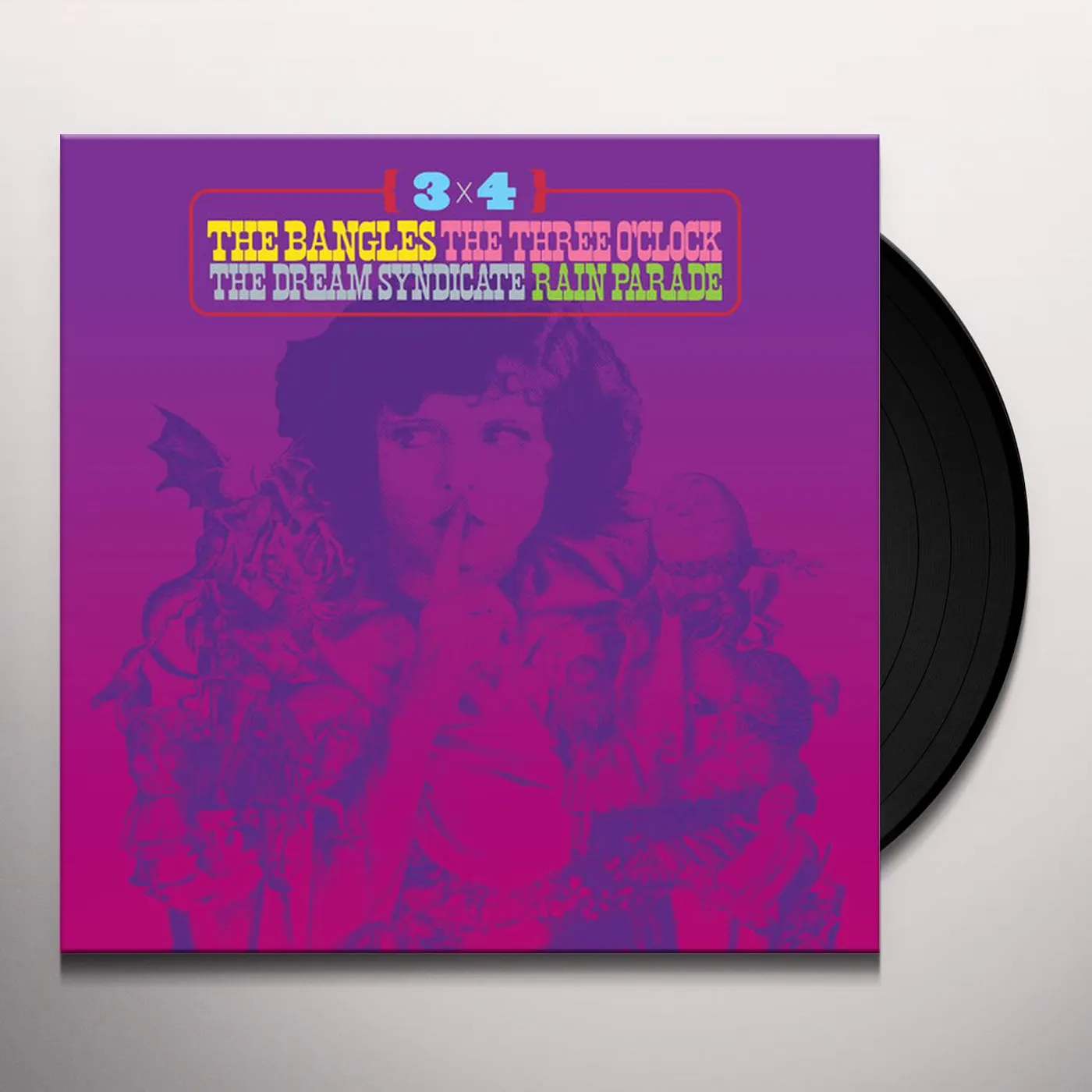 Various Artists  3 X 4 (2LP/PSYCHEDELIC SWIRL VINYL) Vinyl Record