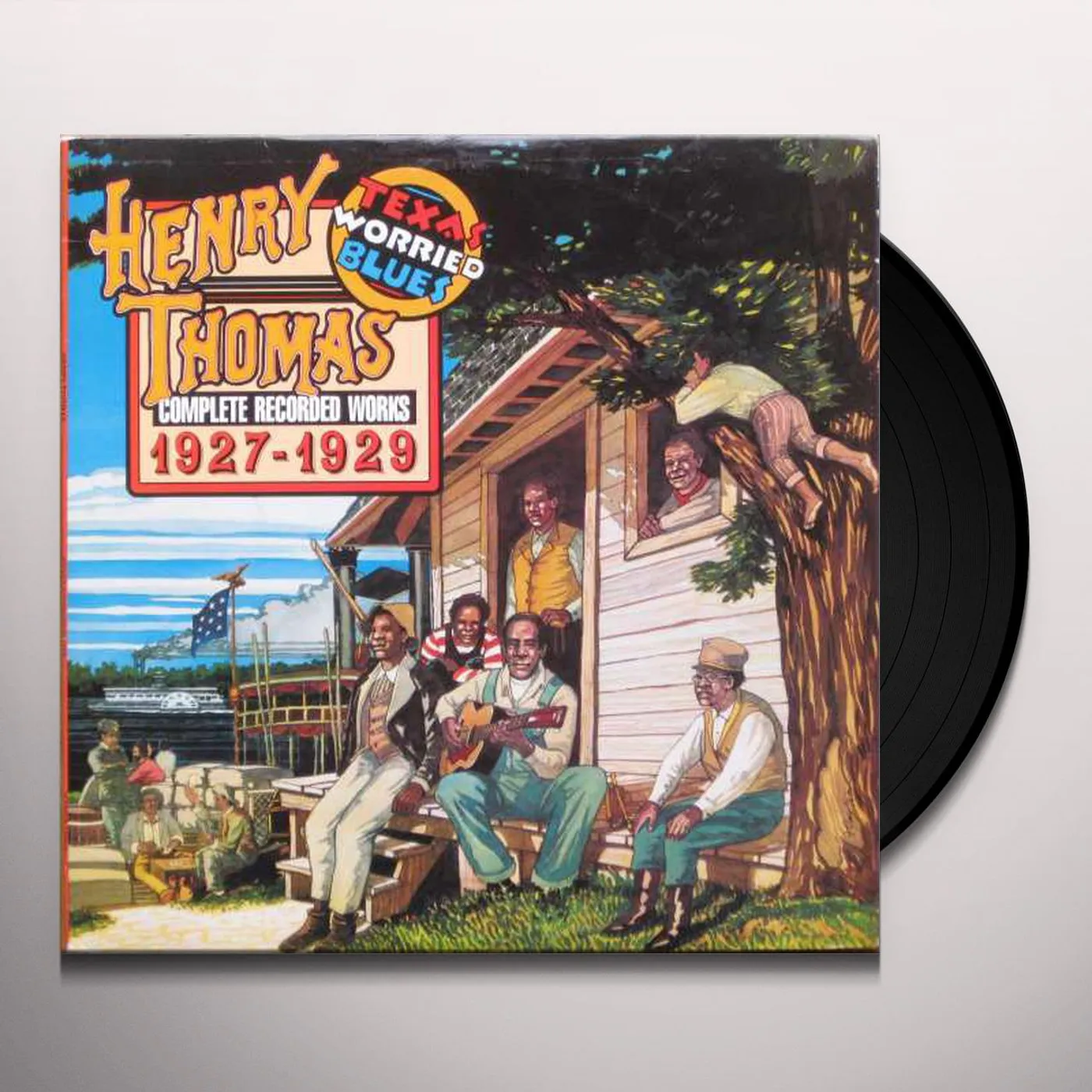 Henry Thomas Texas Worried Blues Vinyl Record