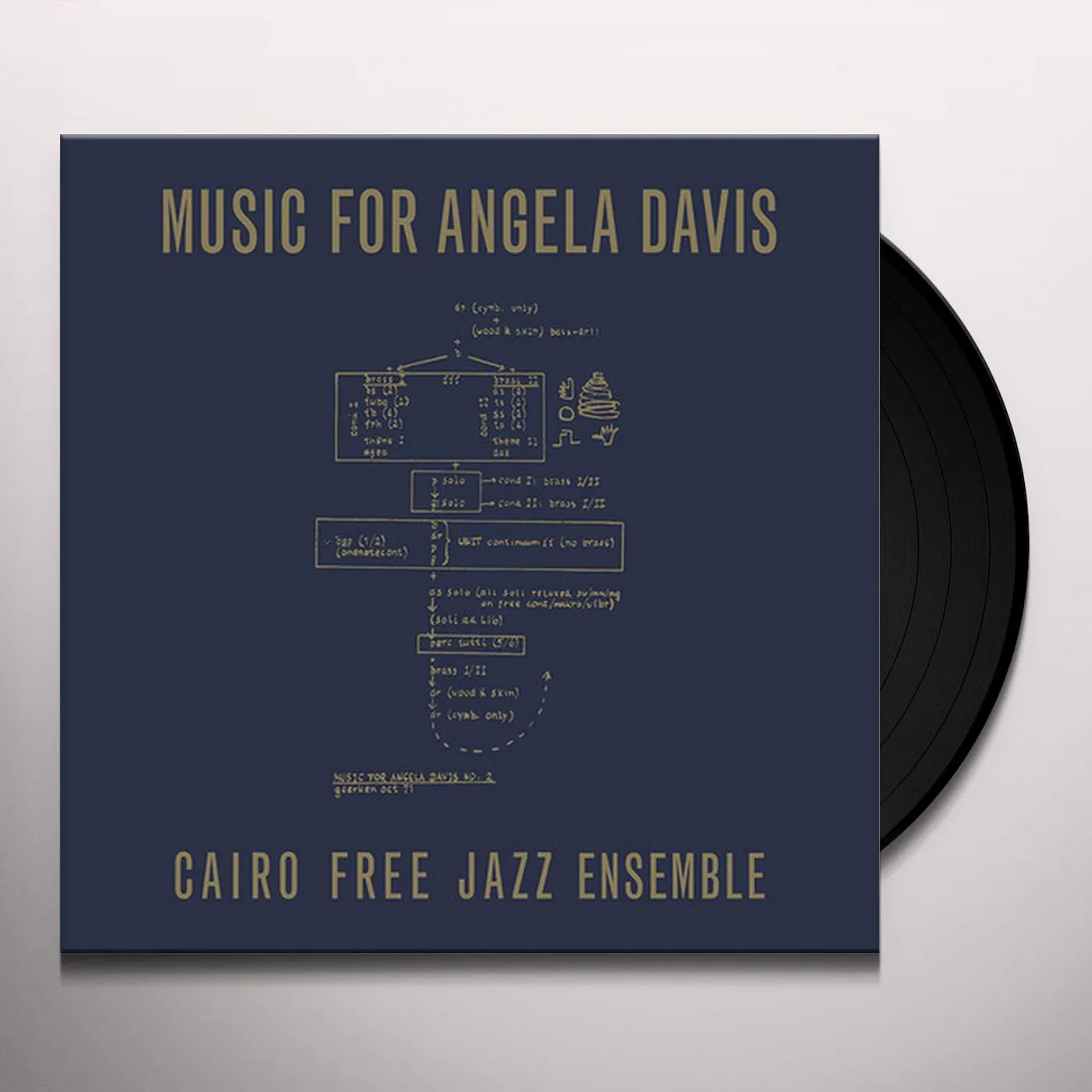 Cairo Free Jazz Ensemble MUSIC FOR ANGELA DAVIS Vinyl Record