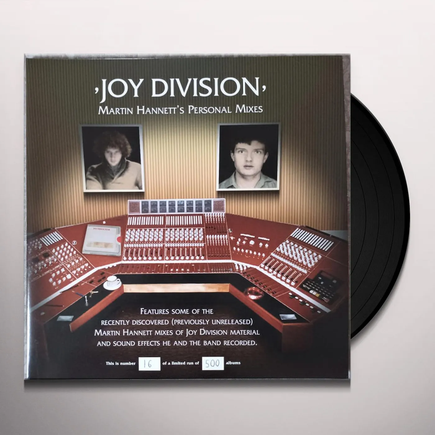 Joy Division MARTIN HANNETT'S PERSONAL MIXES Vinyl Record