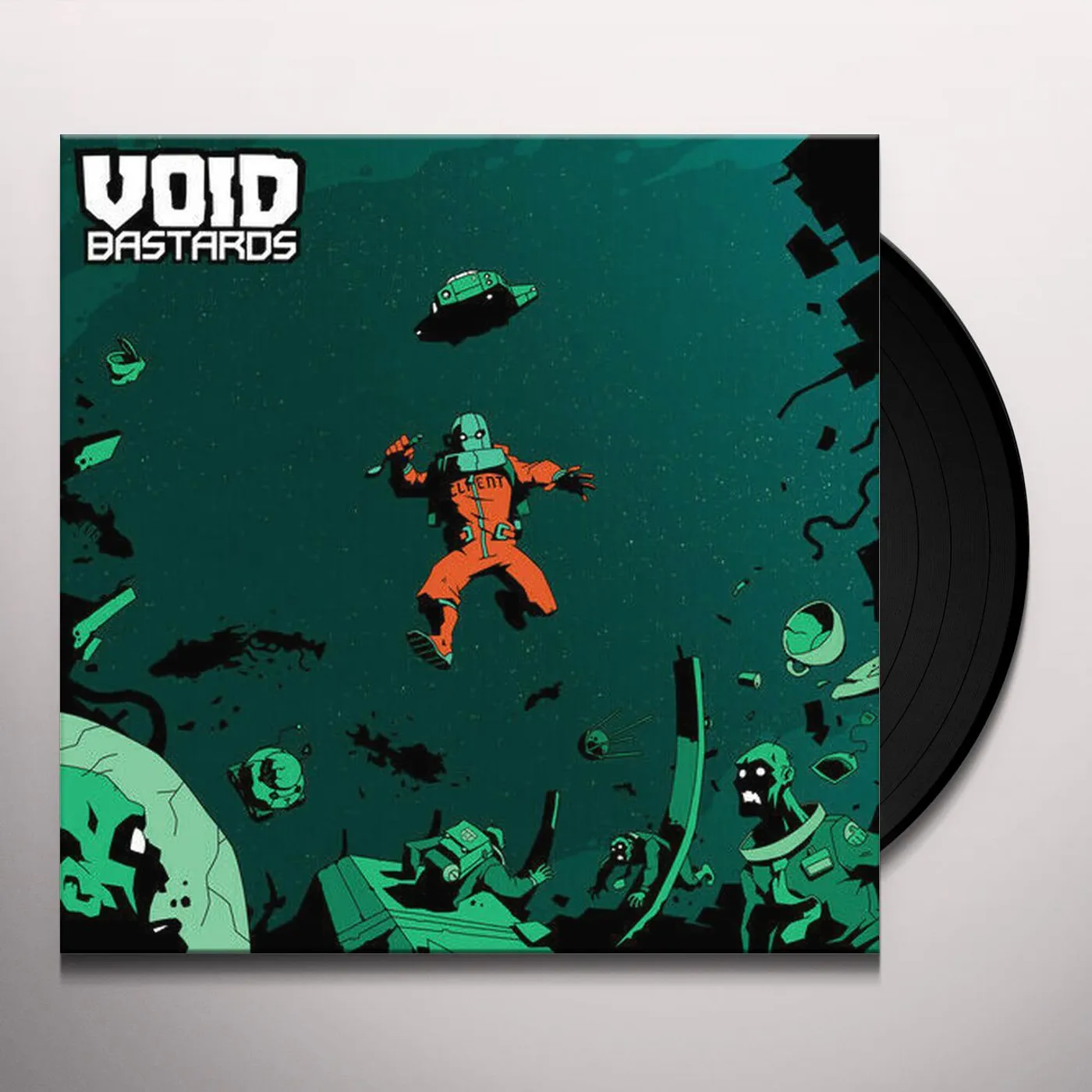 Ryan Roth VOID BASTARDS / Original Soundtrack (GREEN WITH BLACK SPLATTER) Vinyl Record