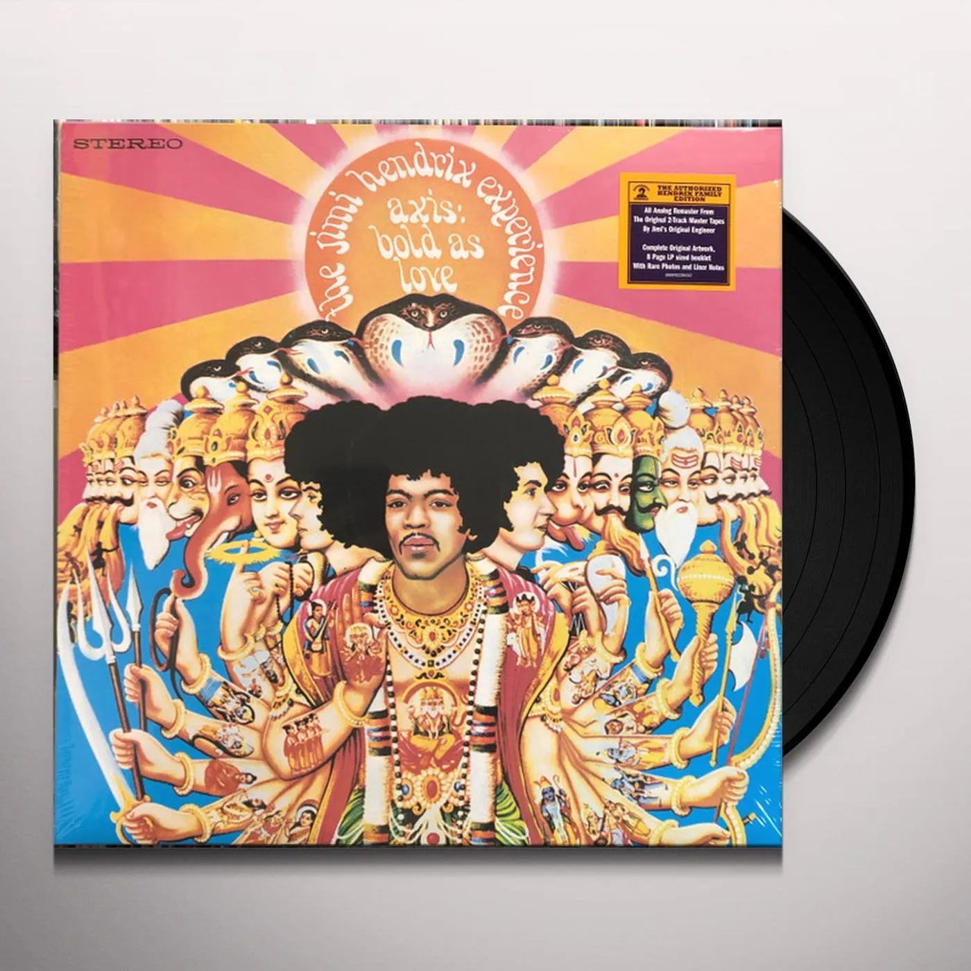 Jimi Hendrix AXIS: BOLD AS LOVE Vinyl Record