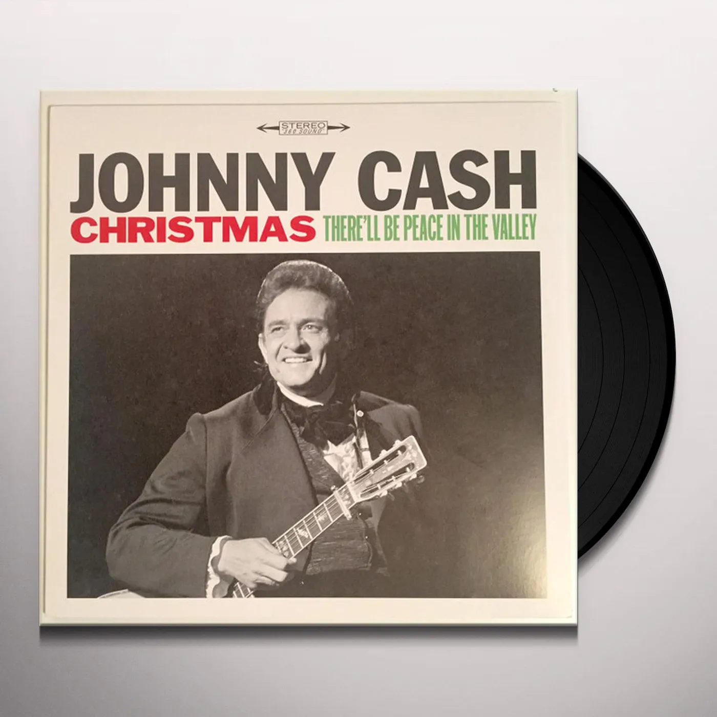Johnny Cash CHRISTMAS: THERE'LL BE PEACE IN THE VALLEY Vinyl Record