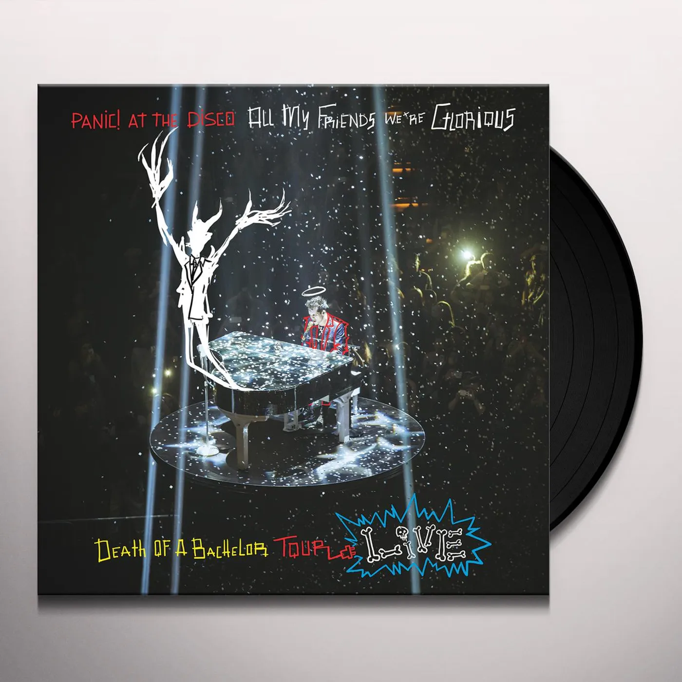 Panic! At The Disco ALL MY FRIENDS WE'RE GLORIOUS: DEATH OF A BACHELOR Vinyl Record