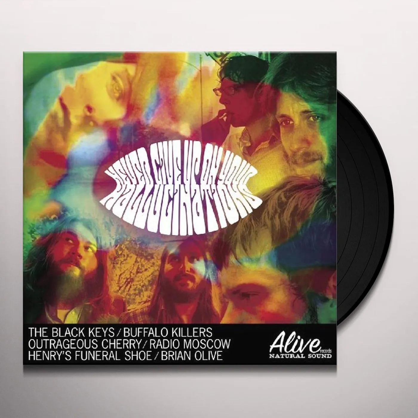 NEVER GIVE UP ON YOUR HALLUCINATIONS / VARIOUS Vinyl Record