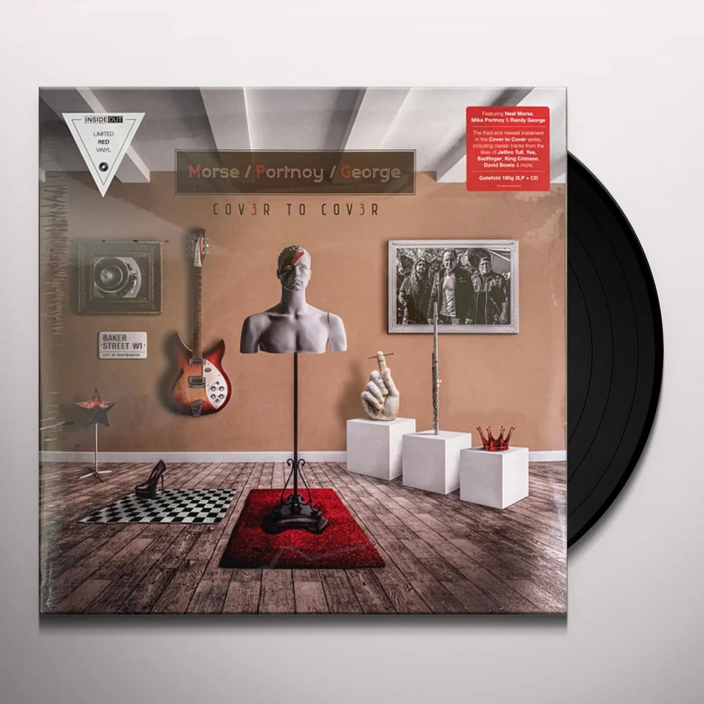 Morse/Portnoy/George COV3R TO COV3R (3LP) Vinyl Record