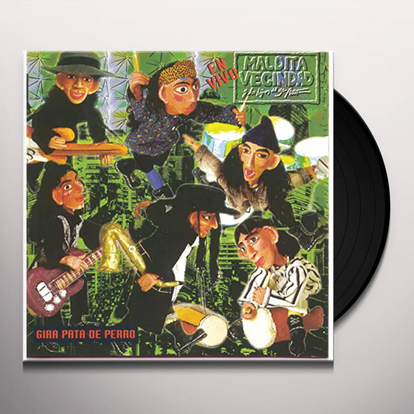 Maldita Vecindad Y Los Hijos Del 5to. Patio En Vivo Gira Pata De Perro Vinyl Record