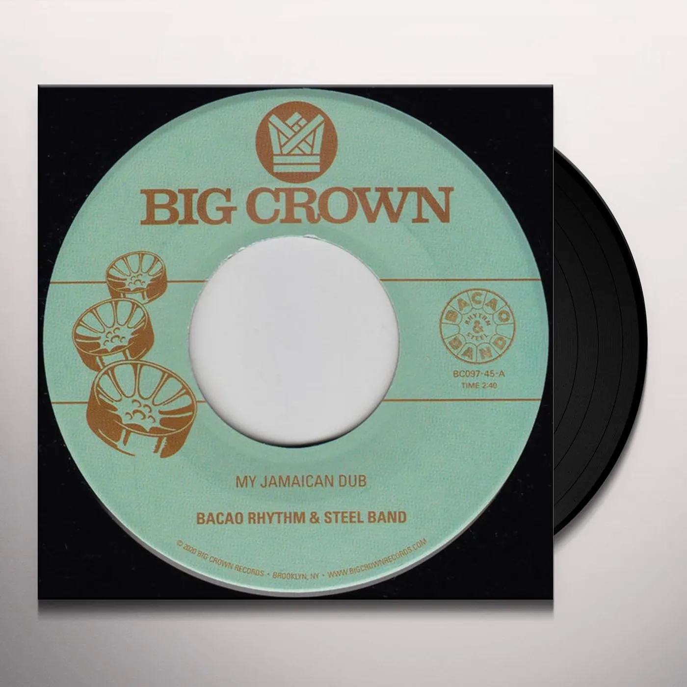Bacao Rhythm & Steel Band MY JAMAICAN DUB / THE HEALER Vinyl Record
