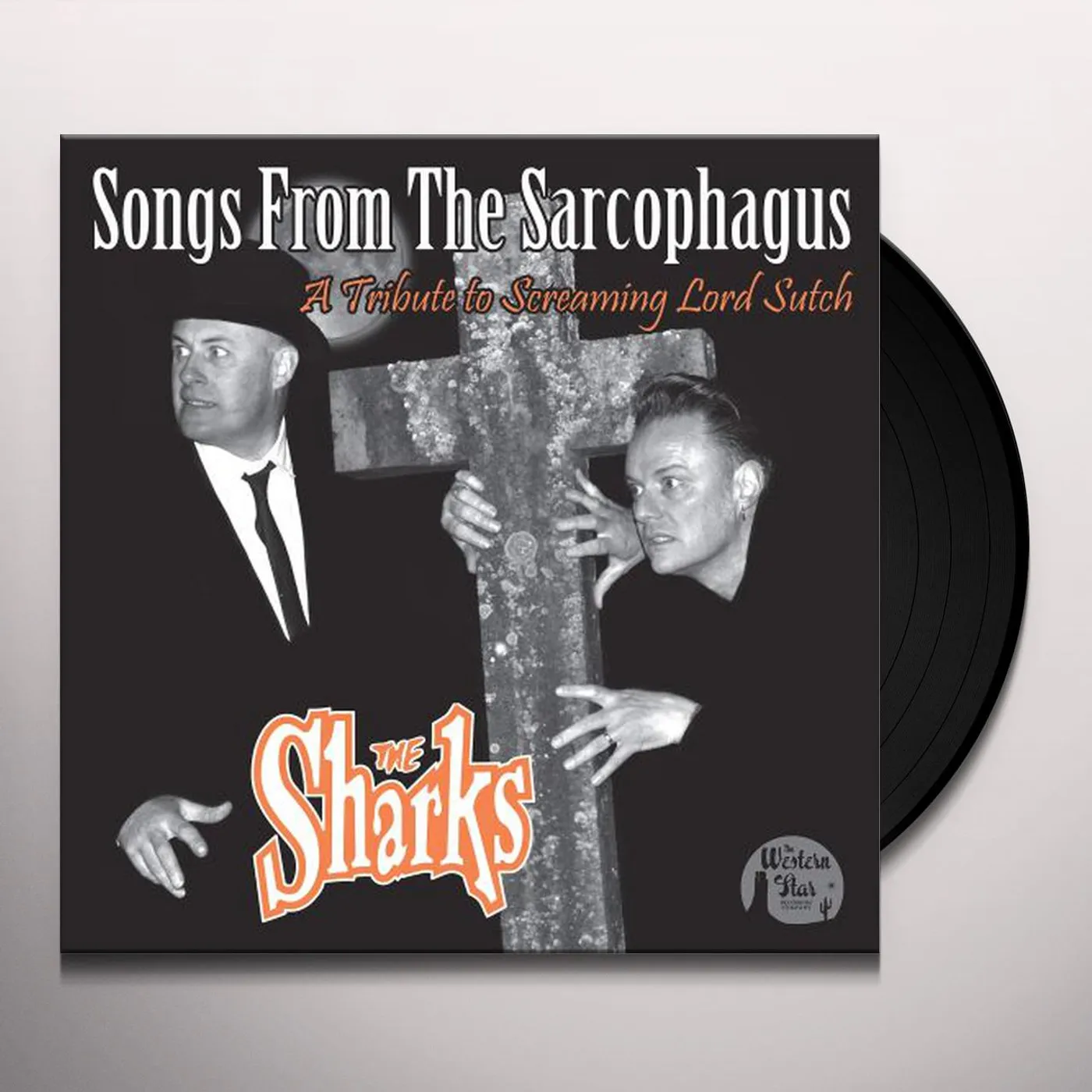 Sharks SONGS FROM THE SARCOPHAGUS Vinyl Record