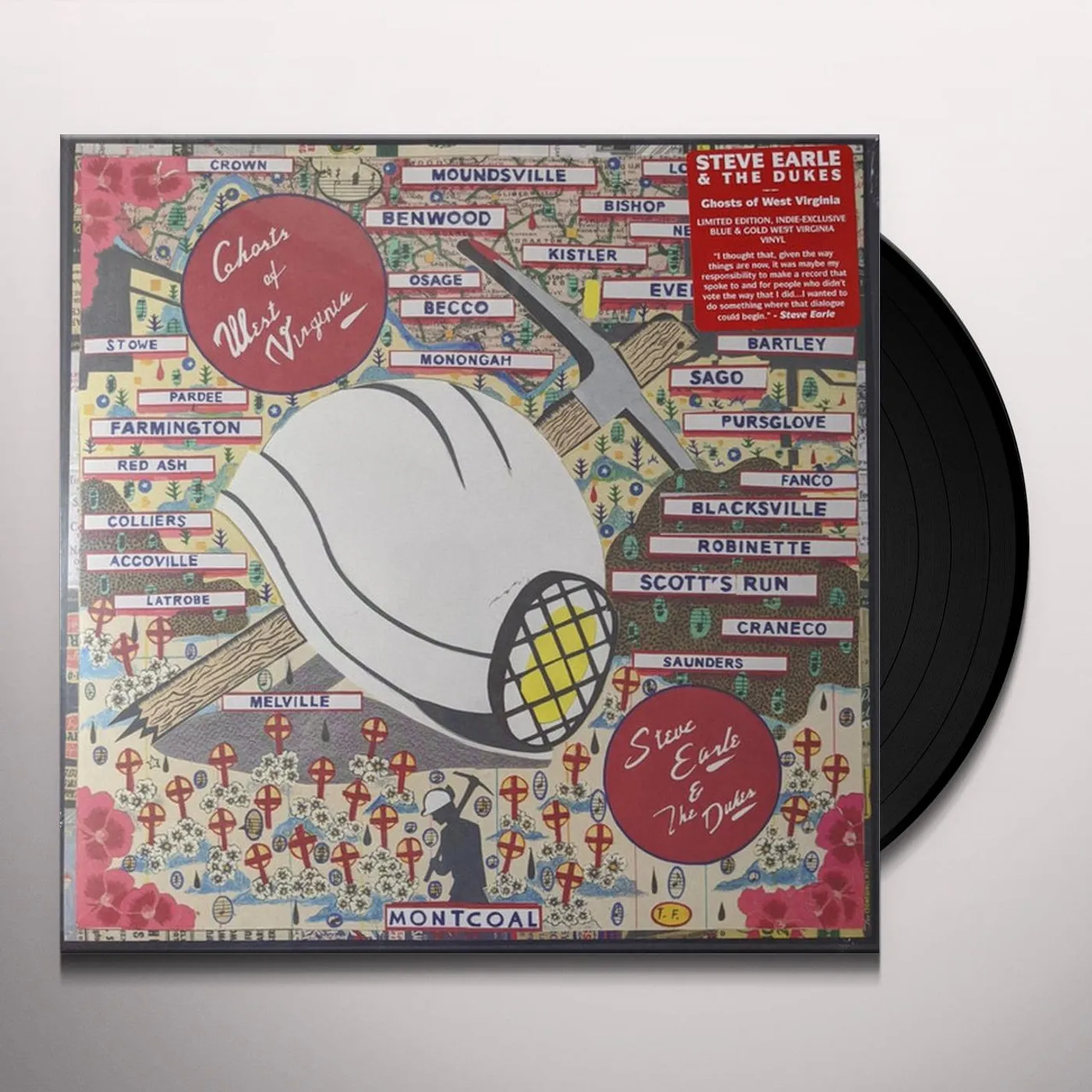 Steve Earle GHOSTS OF WEST VIRGINIA (150G) Vinyl Record