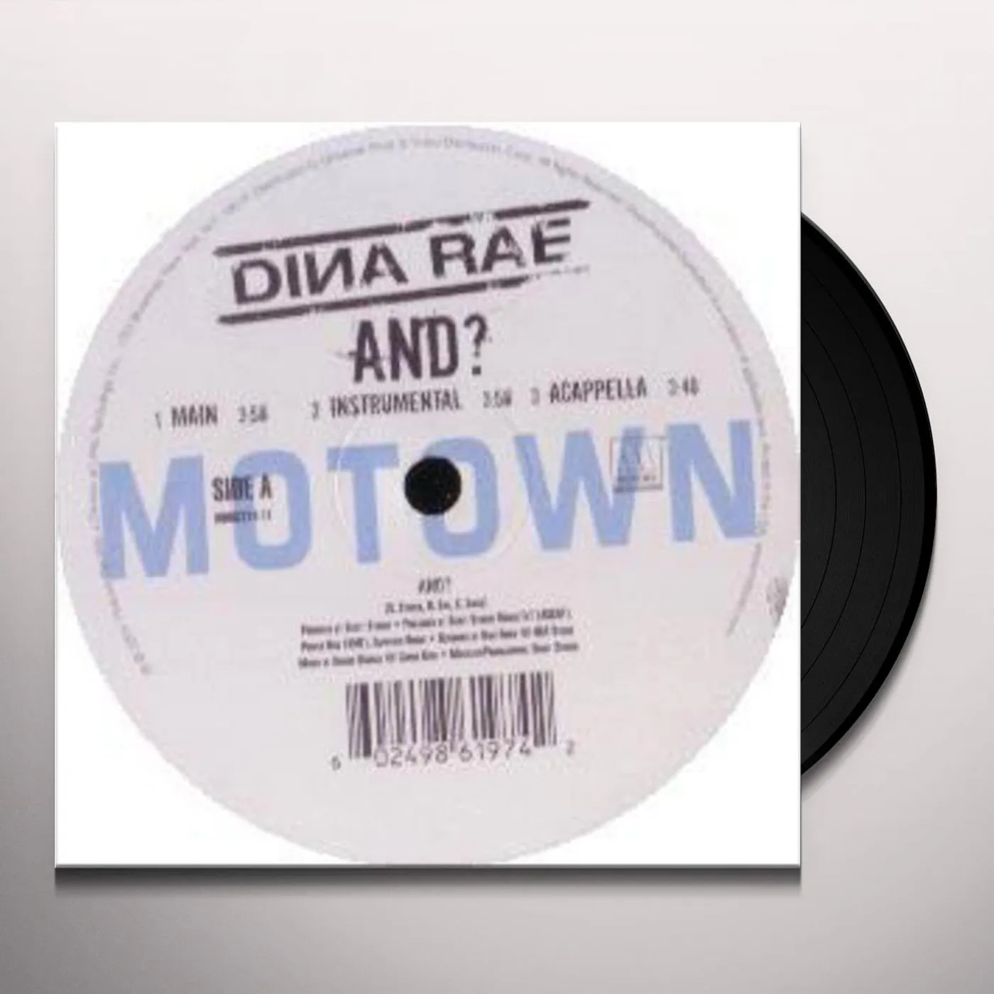 Dina Rae AND (X3) / CAN'T EVEN SEE IT / HIT OF ME / ROUND Vinyl Record