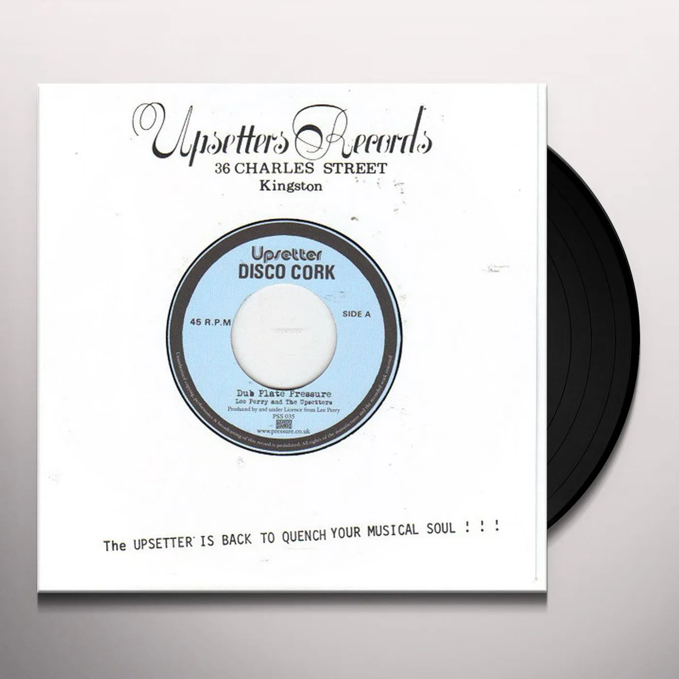 Lee Perry DUB PLATE PRESSURE Vinyl Record