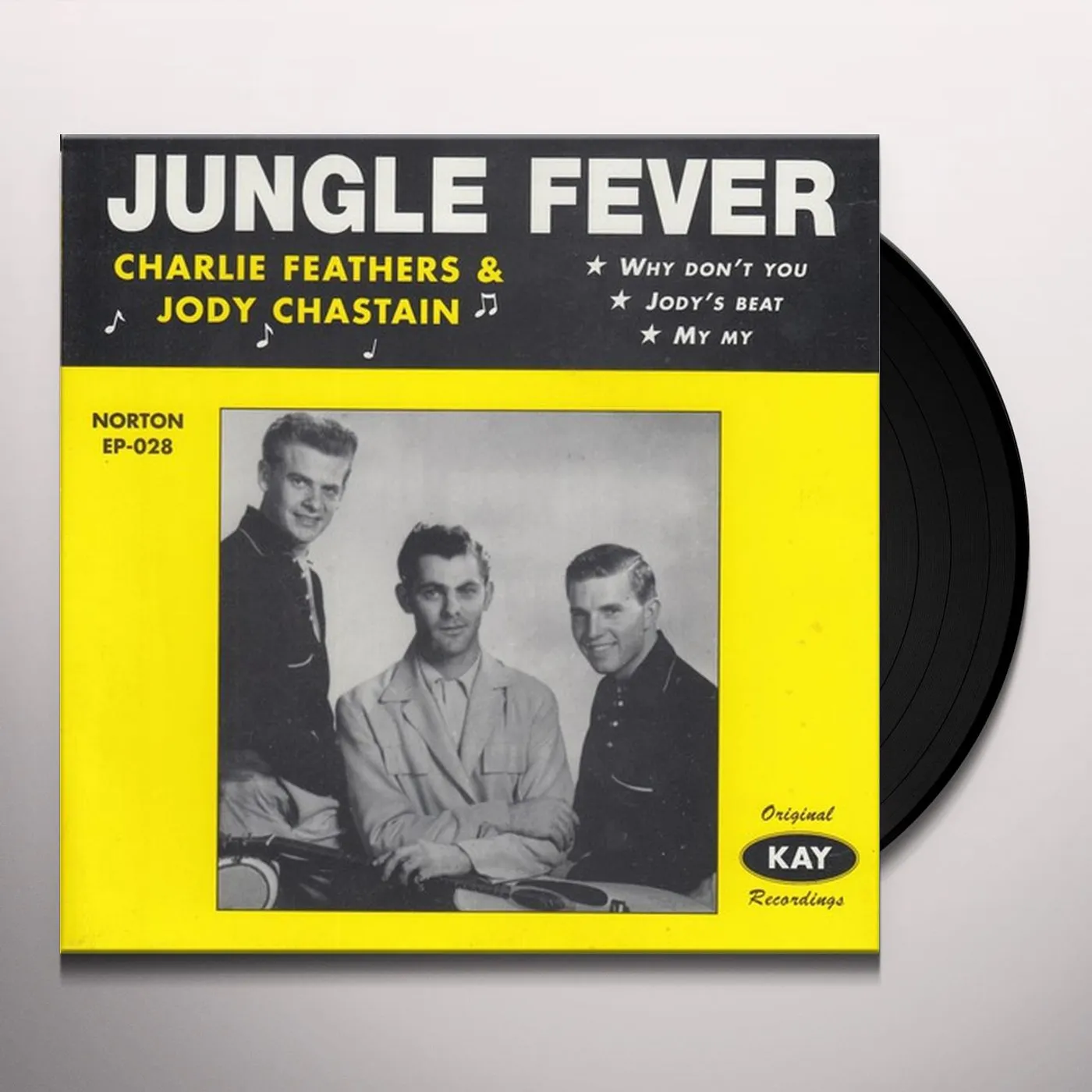 Charlie Feathers / Jody Chastain JUNGLE FEVER Vinyl Record