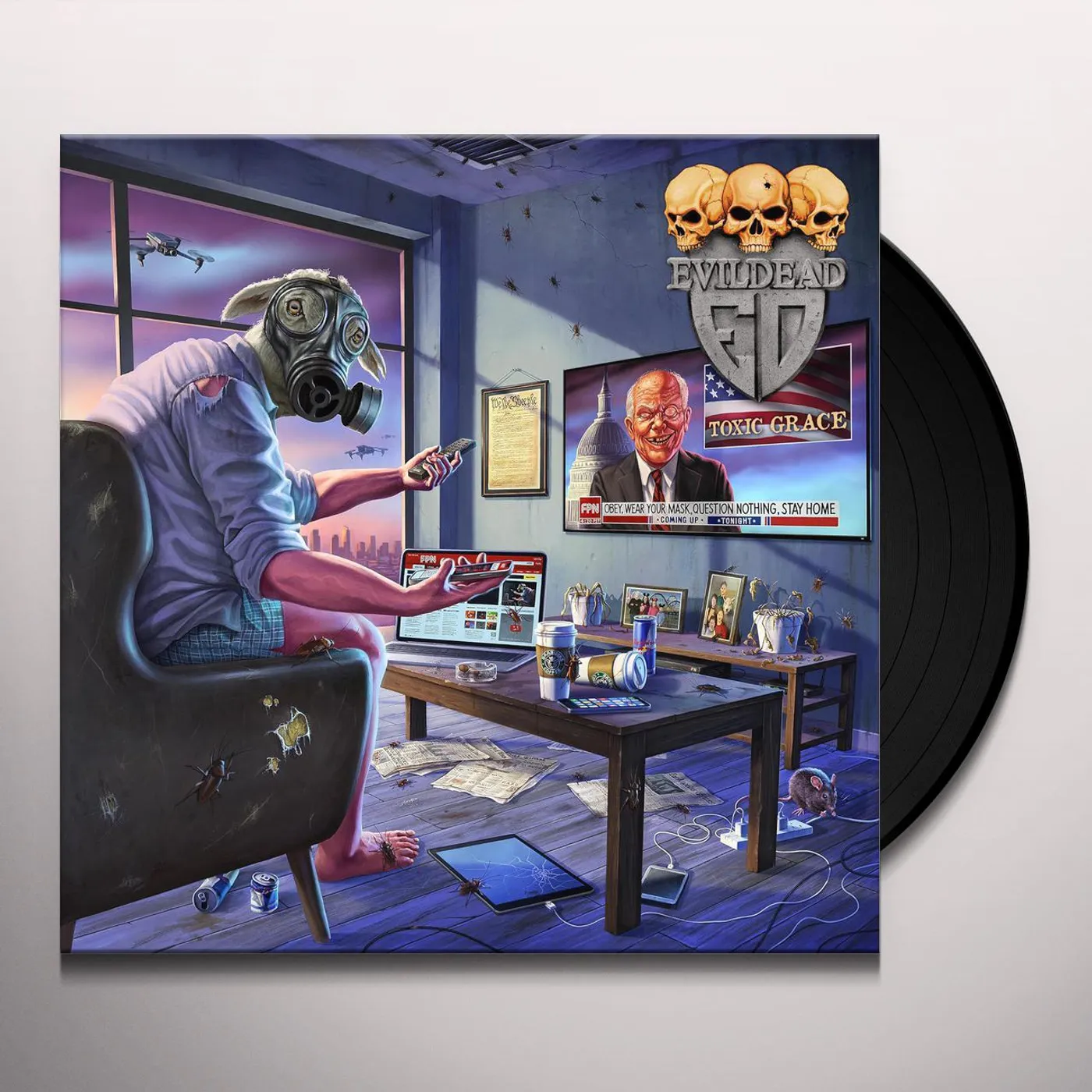 Evildead Toxic Grace (Bonus Track) Vinyl Record