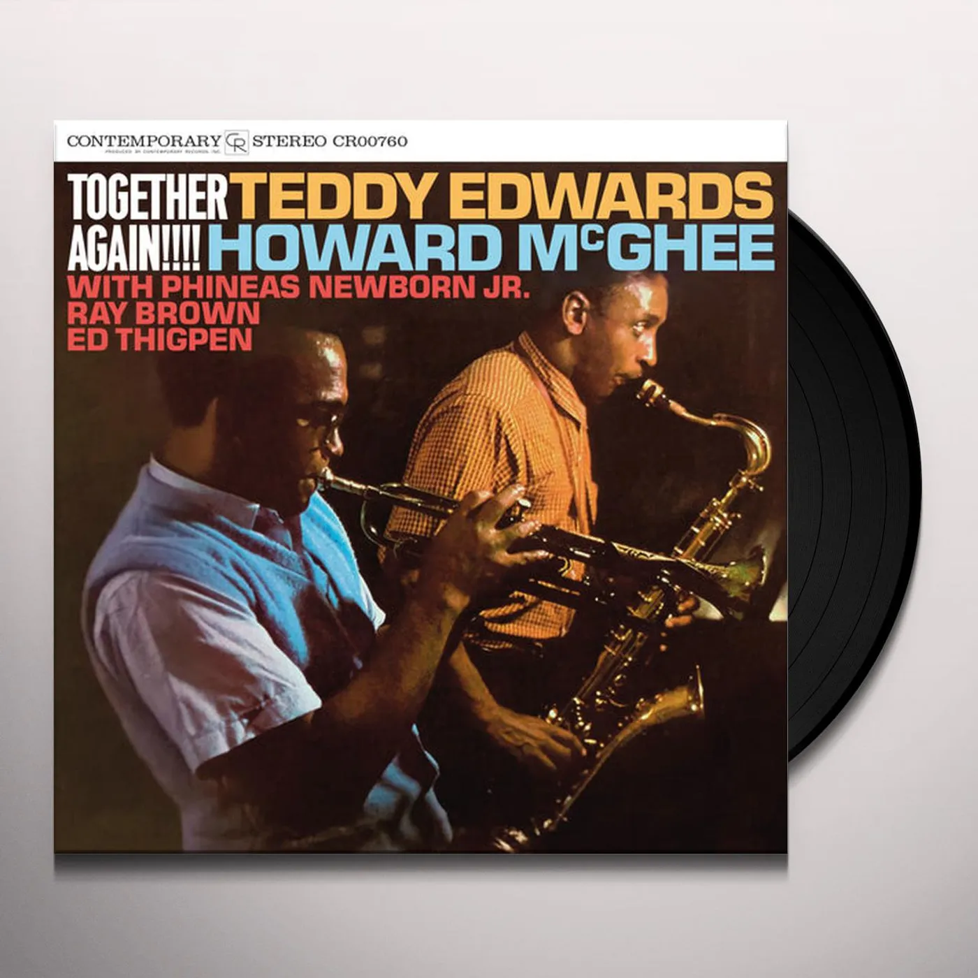 Howard McGhee & Teddy Edwards Together Again (Contemporary Records Acoustic) Vinyl Record