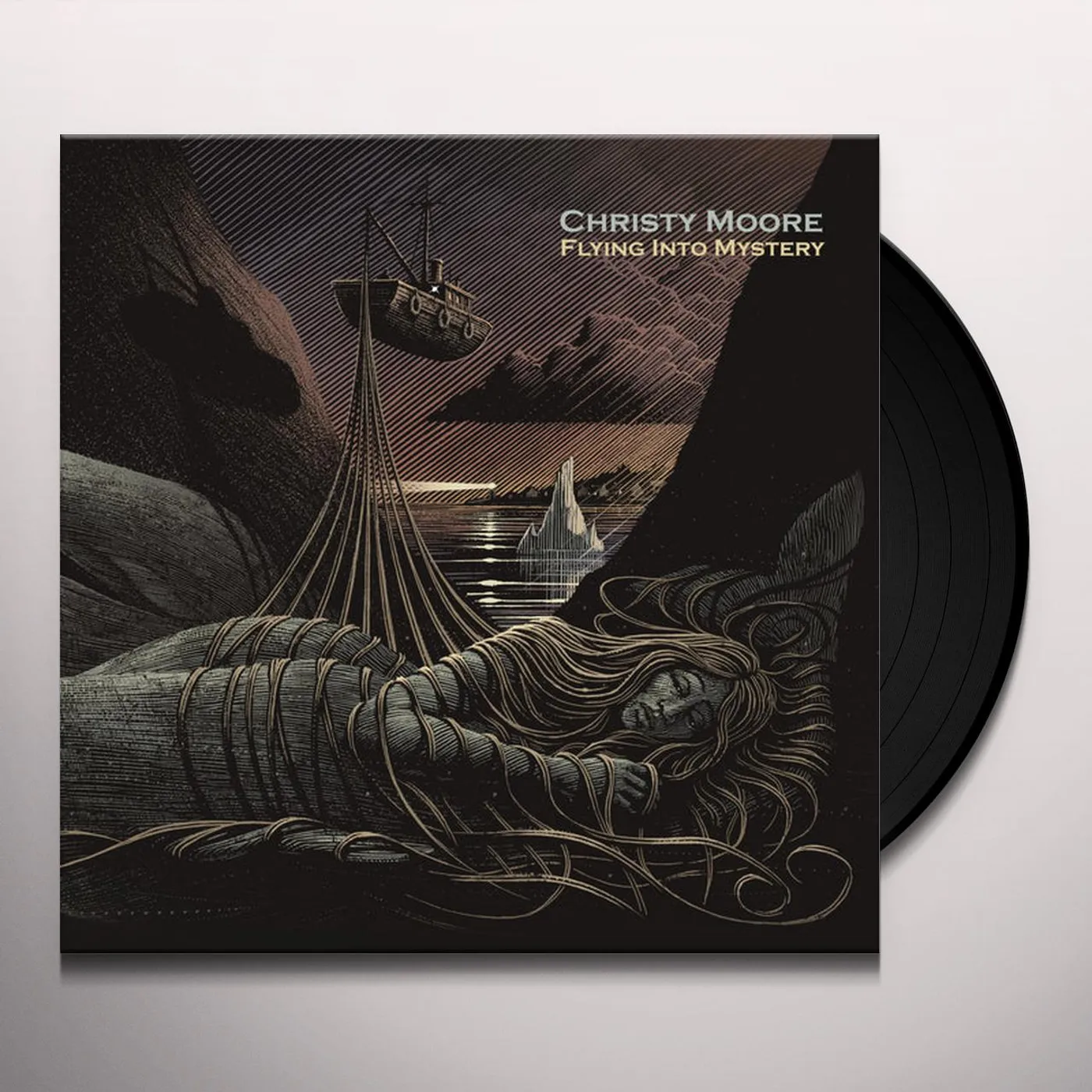 Christy Moore Flying Into Mystery Vinyl Record