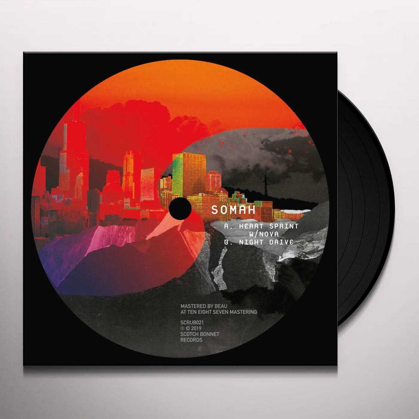 Somah HEART SPRINT / NIGHT DRIVE Vinyl Record