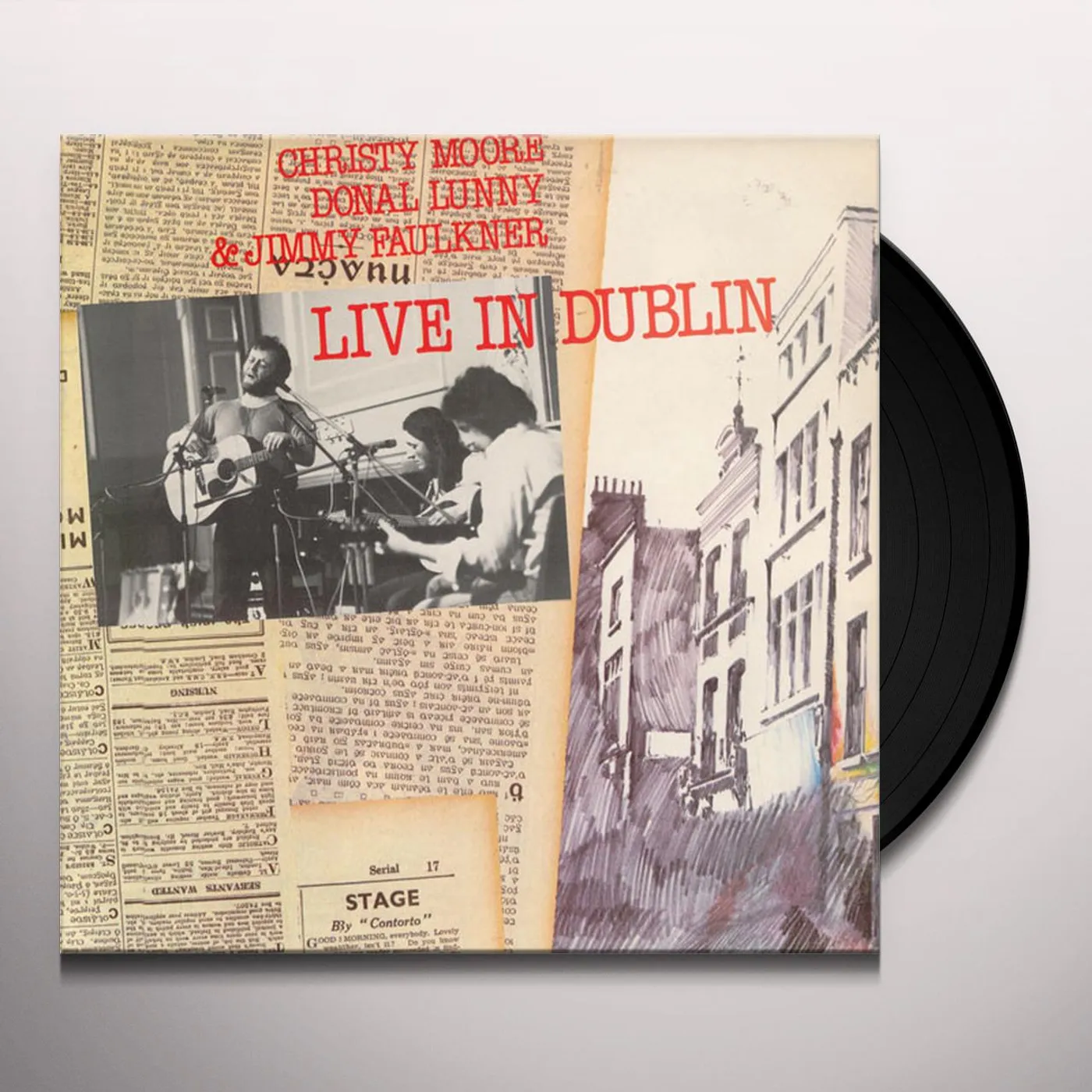 Christy Moore Live In Dublin Vinyl Record