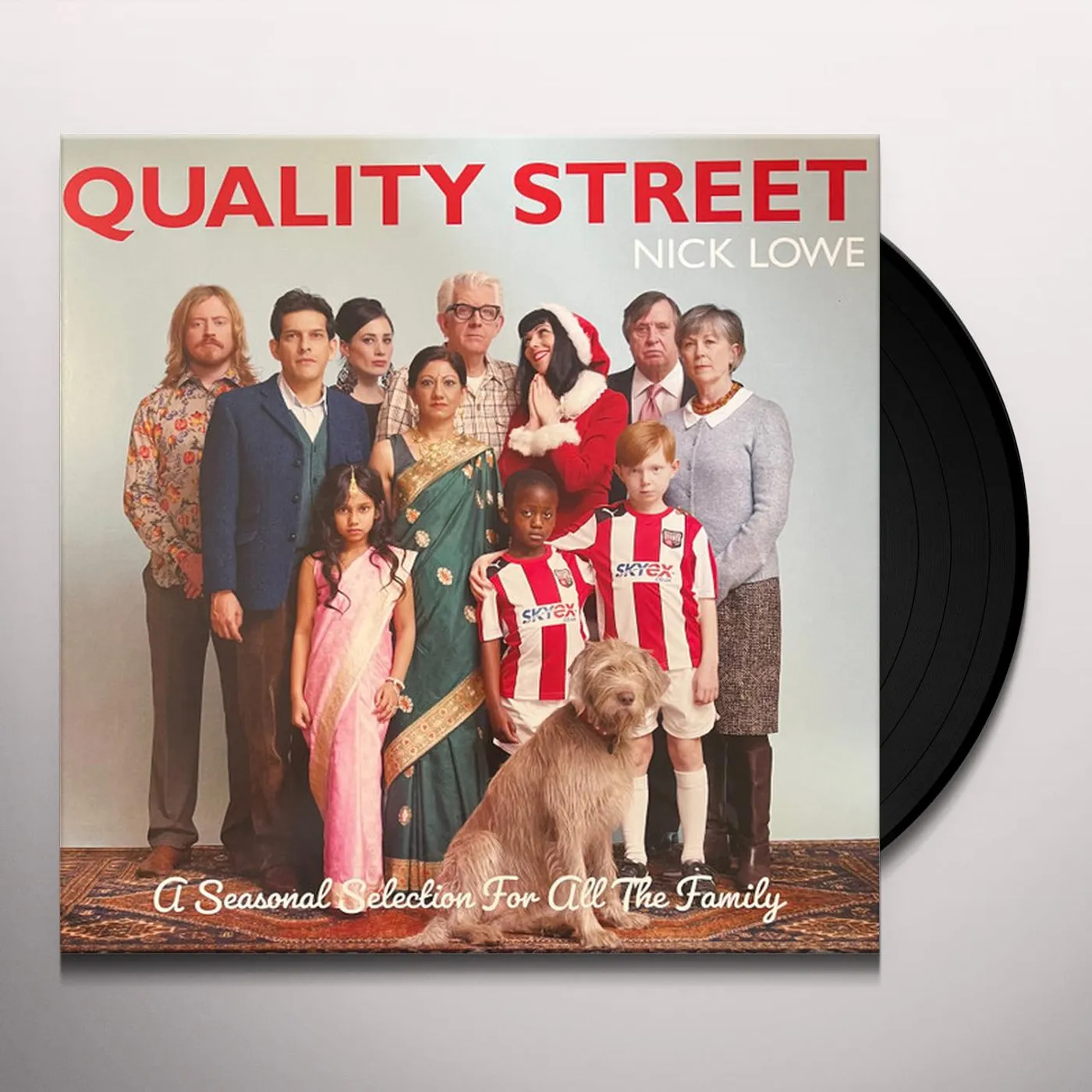 Nick Lowe QUALITY STREET: A SEASONAL SELECTION FOR ALL THE FAMILY (10TH ANNIVERSARY) (RED VINYL) Vinyl Record