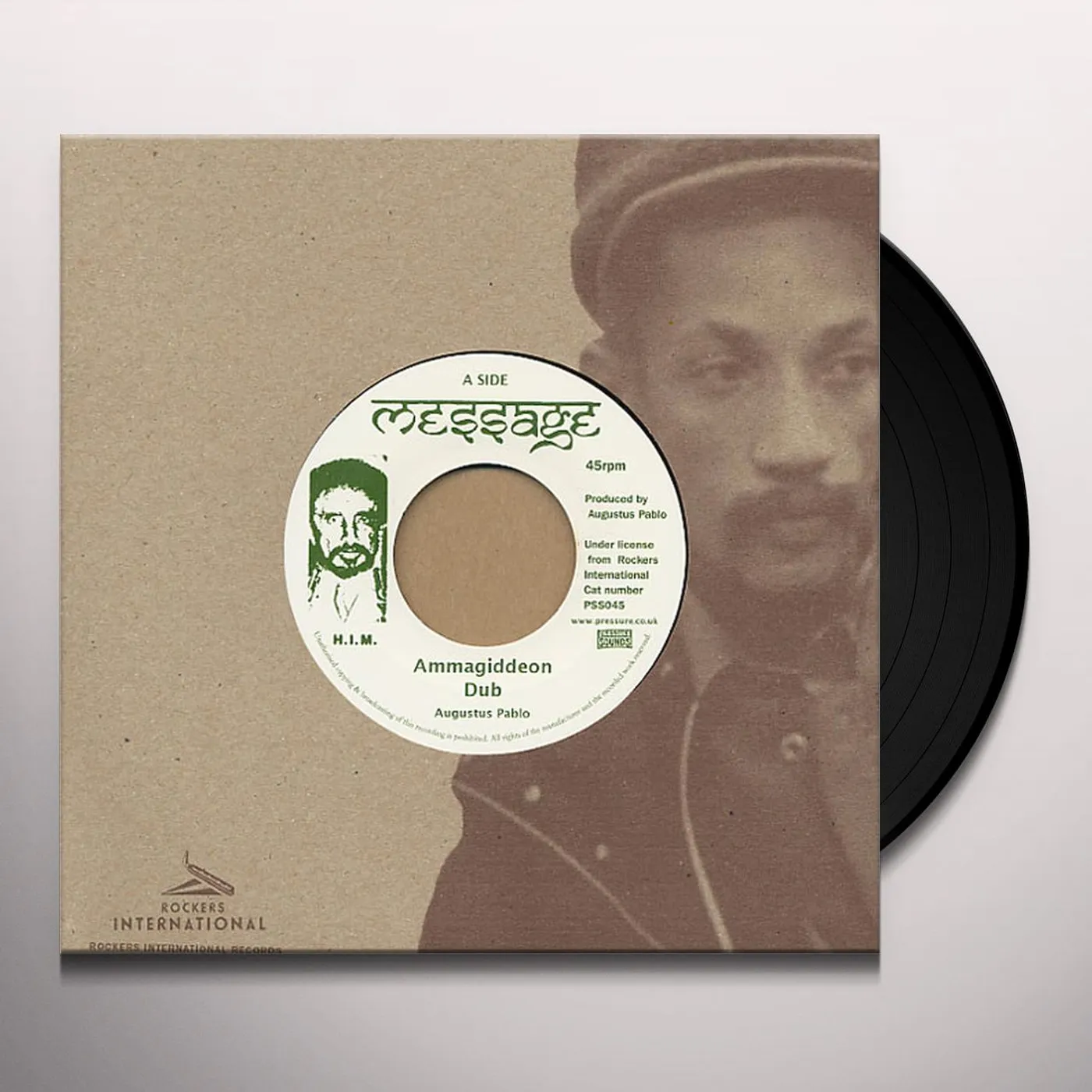 Augustus Pablo AMMAGIDDEON DUB Vinyl Record