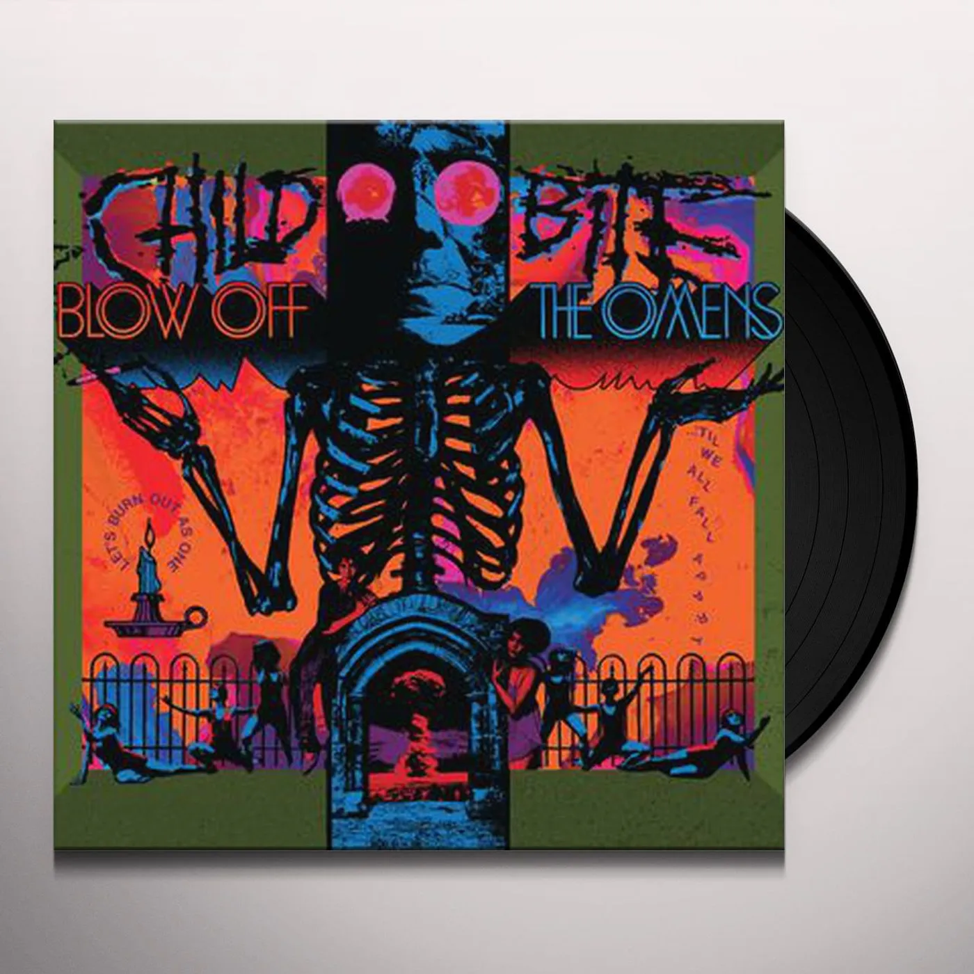 Child Bite Blow off the Omens Vinyl Record