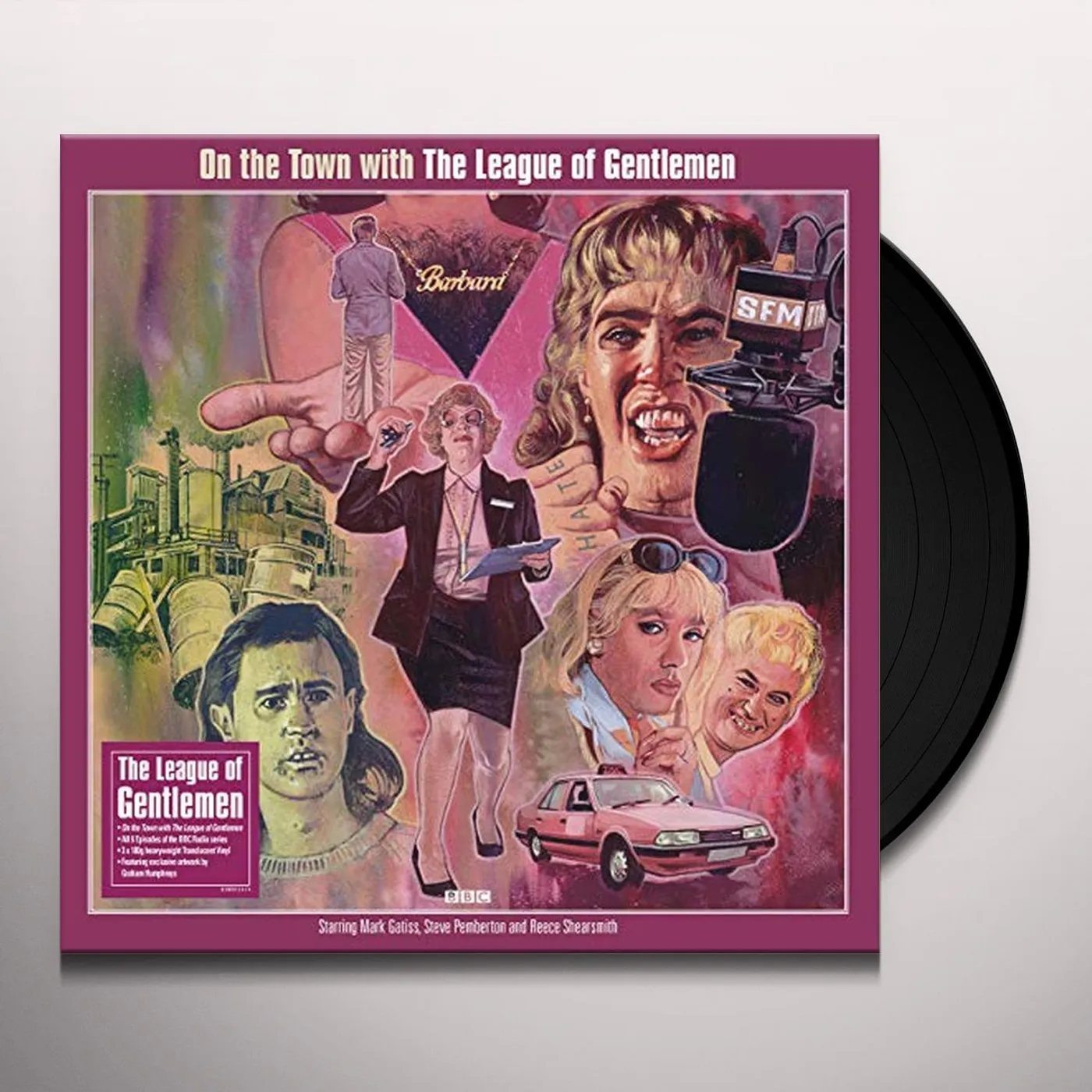 ON THE TOWN WITH THE LEAGUE OF GENTLEMEN Vinyl Record