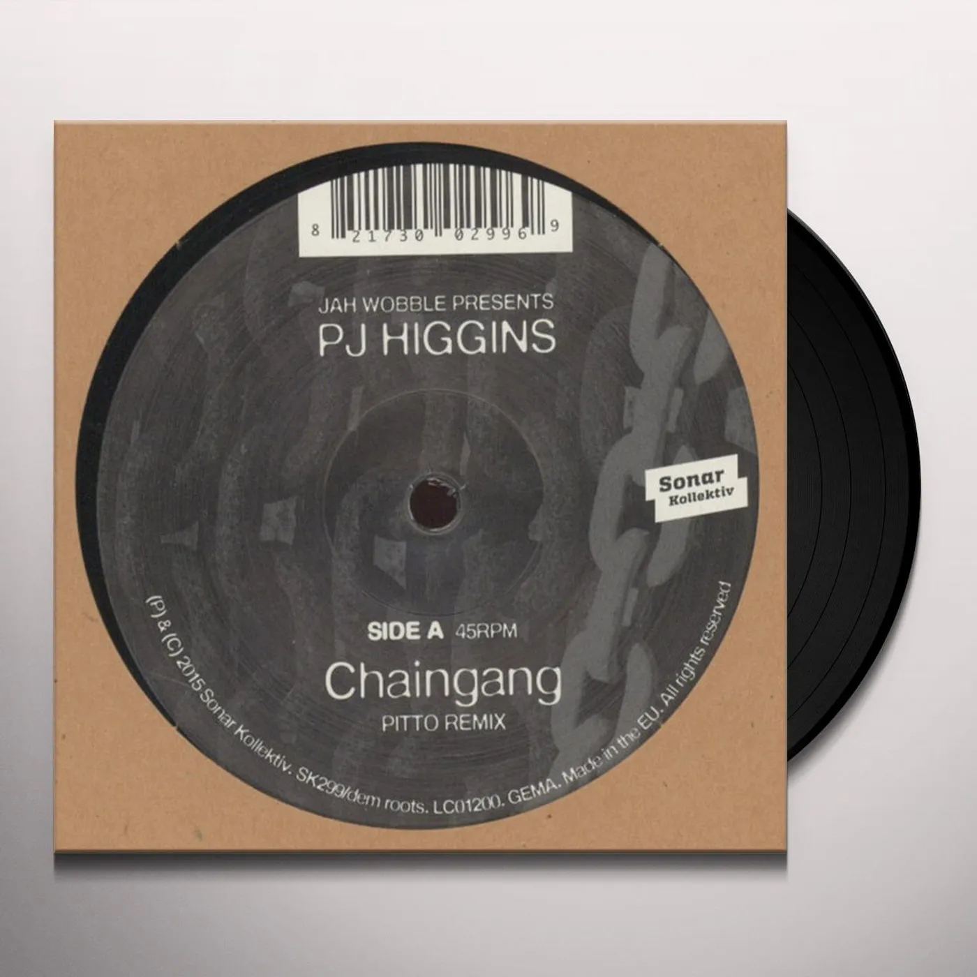 Jah Wobble & PJ Higgins CHAINGANG (REMIXES) Vinyl Record