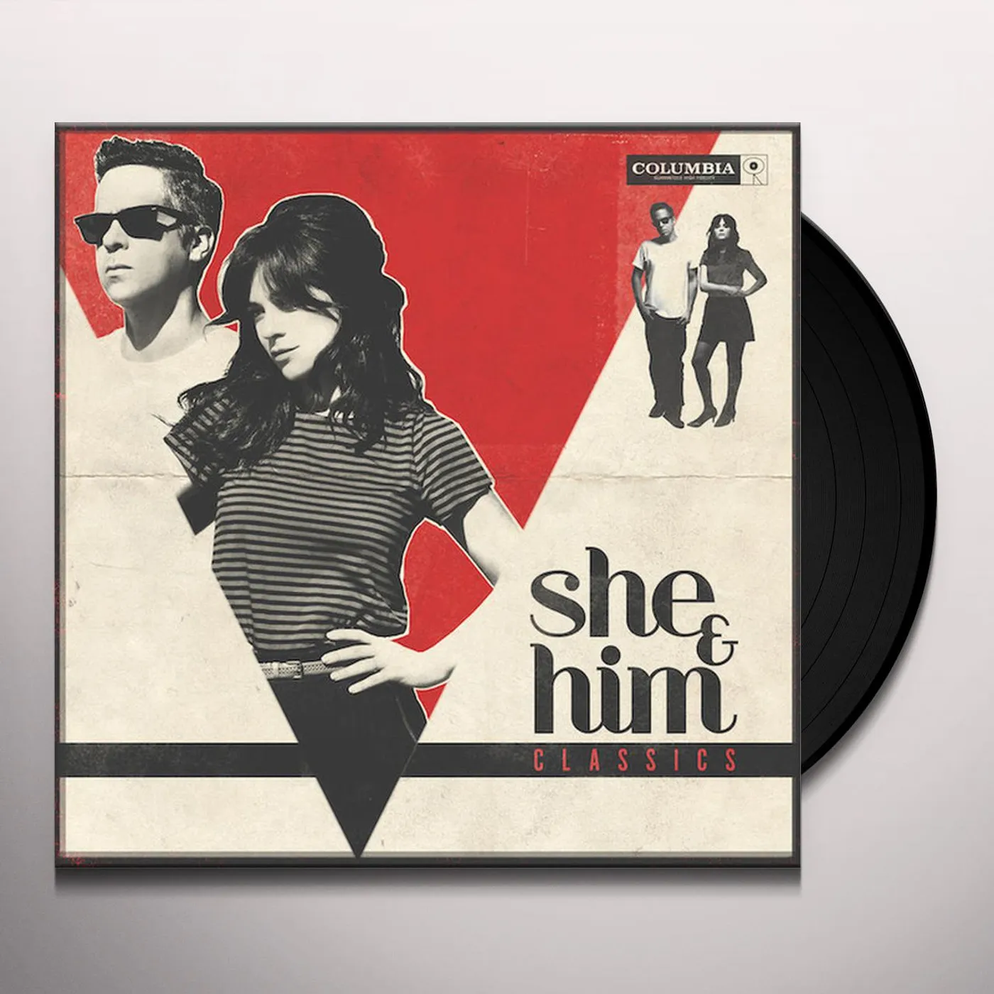 She & Him CLASSICS (DL CARD) Vinyl Record