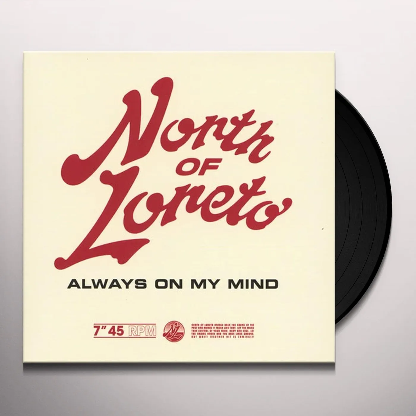 North of Loreto ALWAYS ON MY MIND Vinyl Record