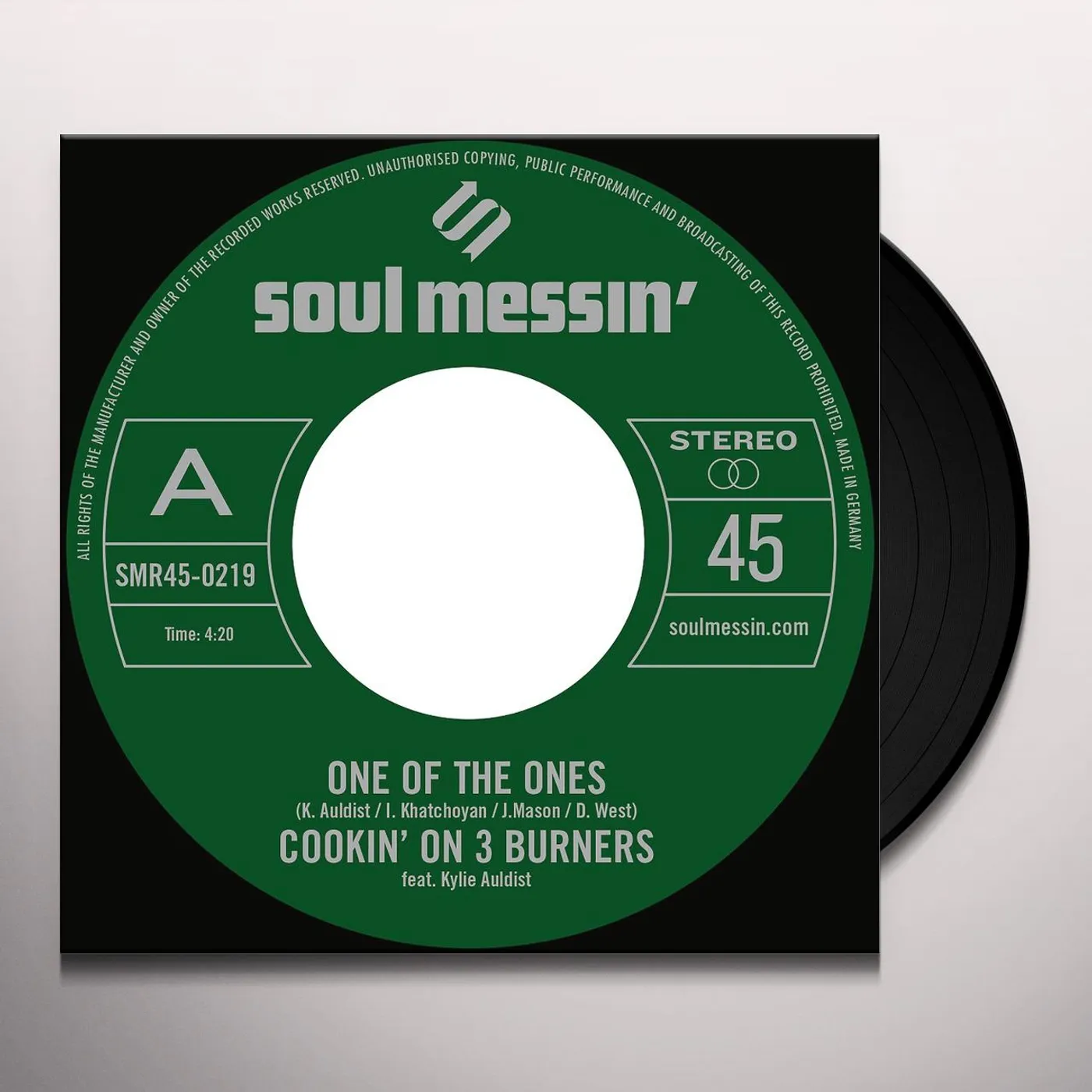 Cookin' On 3 Burners One Of The Ones/Force Of Nature Vinyl Record