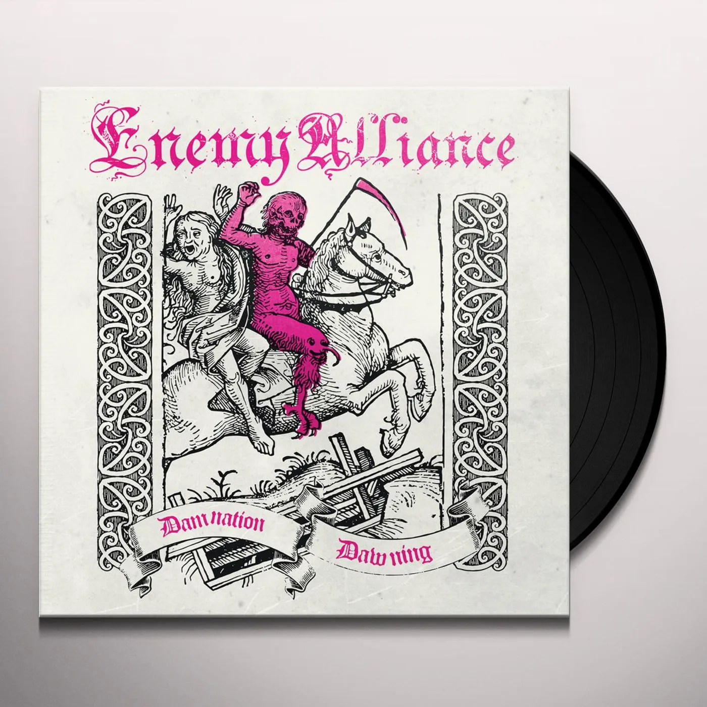 Enemy Alliance Damnation Dawning (Rosa Vinyl) Vinyl Record
