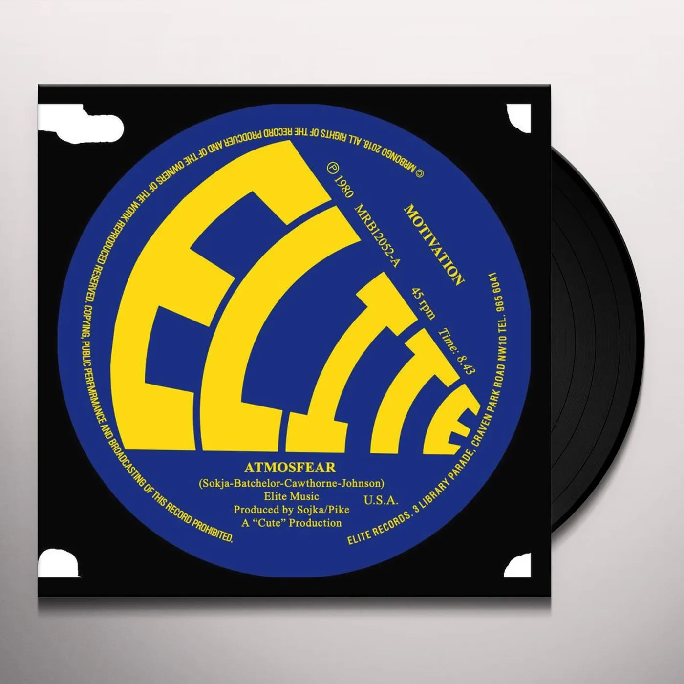 Atmosfear Motivation/Extract Vinyl Record